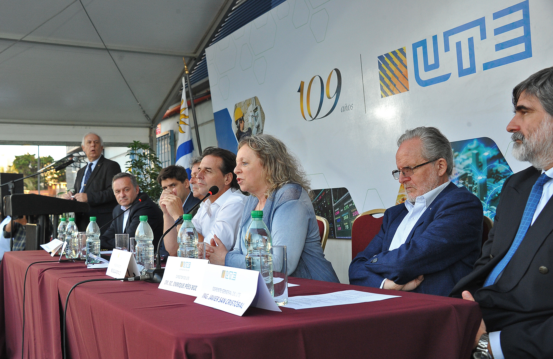 Inauguración de estación de transformación y distribución de Punta del Este