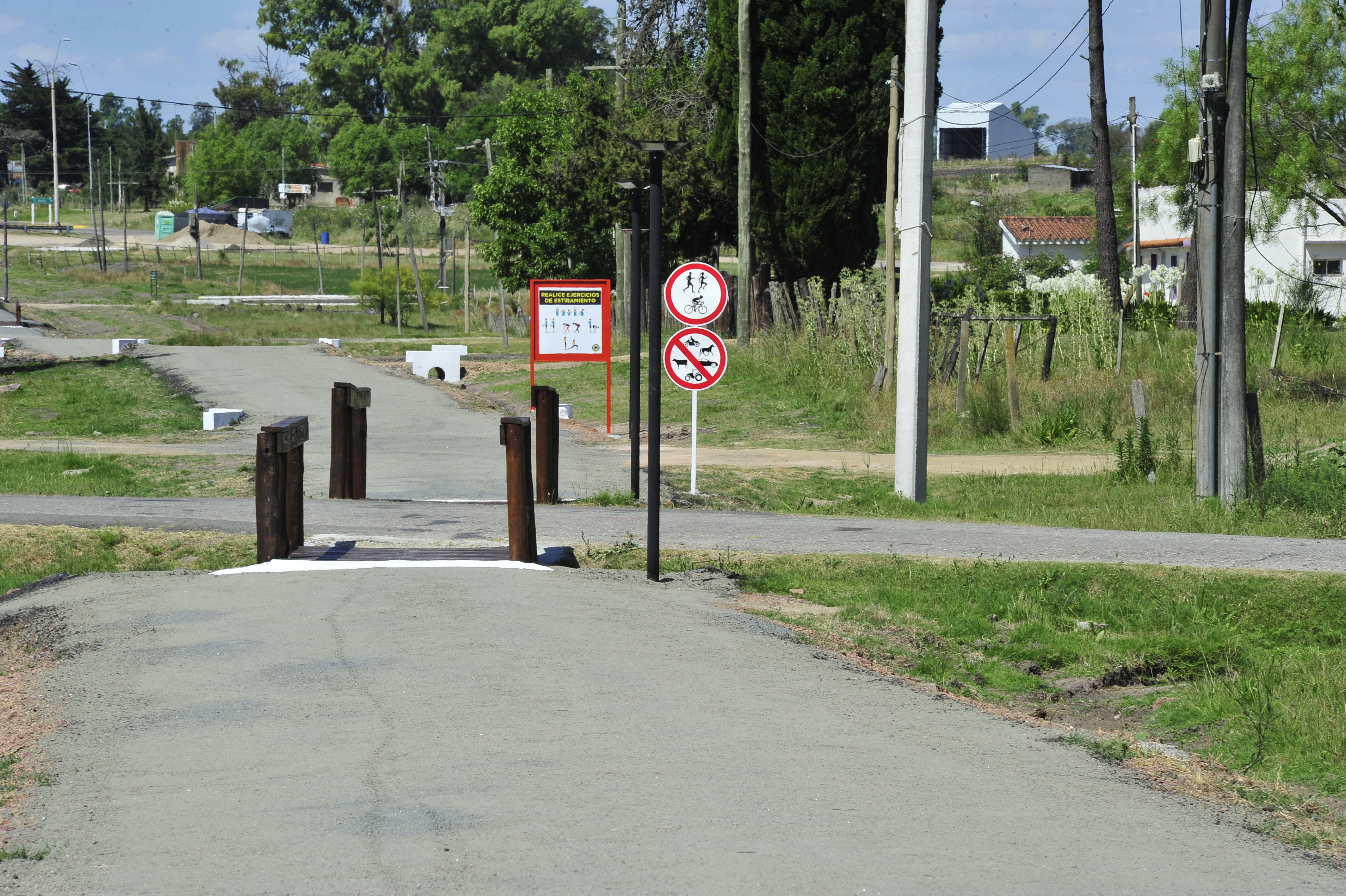 Ministerio de Transporte y Obras Públicas inauguró ciclovía en Tala