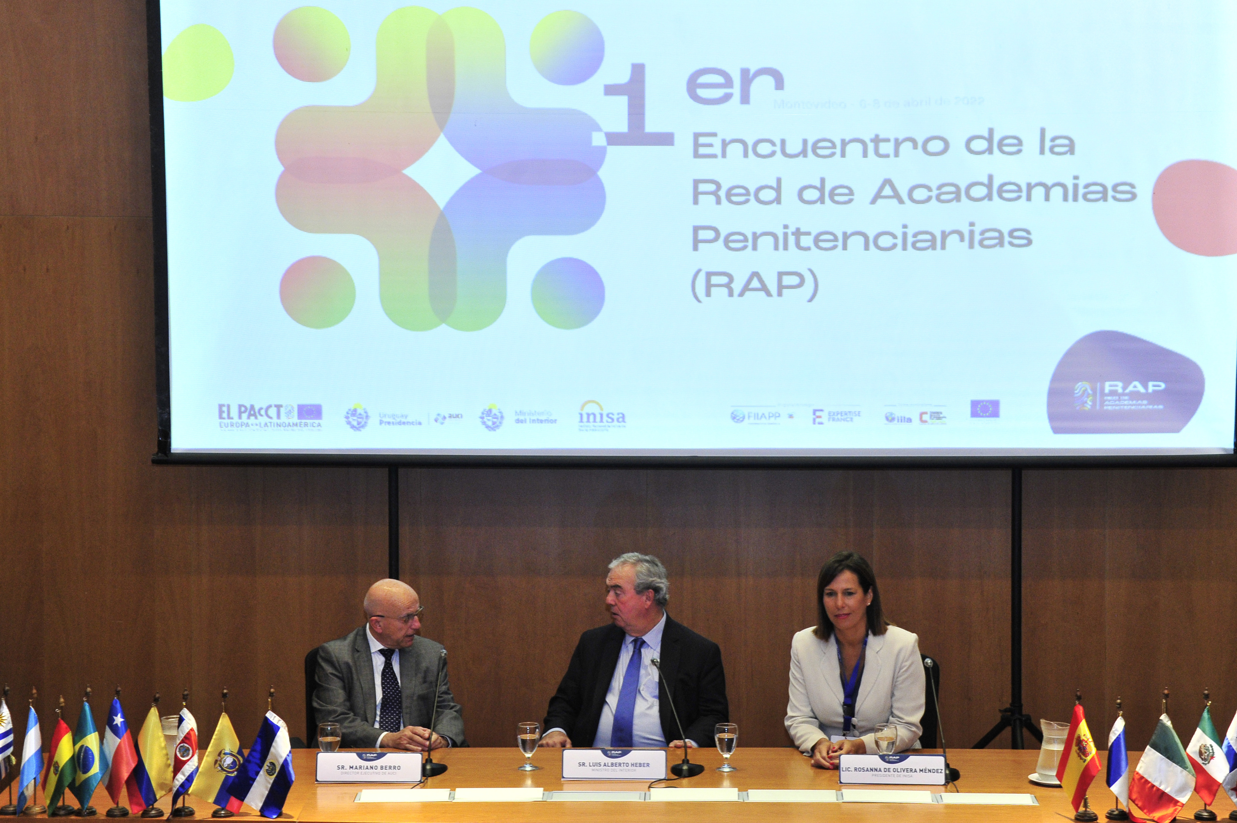 Acto de clausura del Encuentro de la Red de Academias Penitenciarias Birregional América Latina-Europa