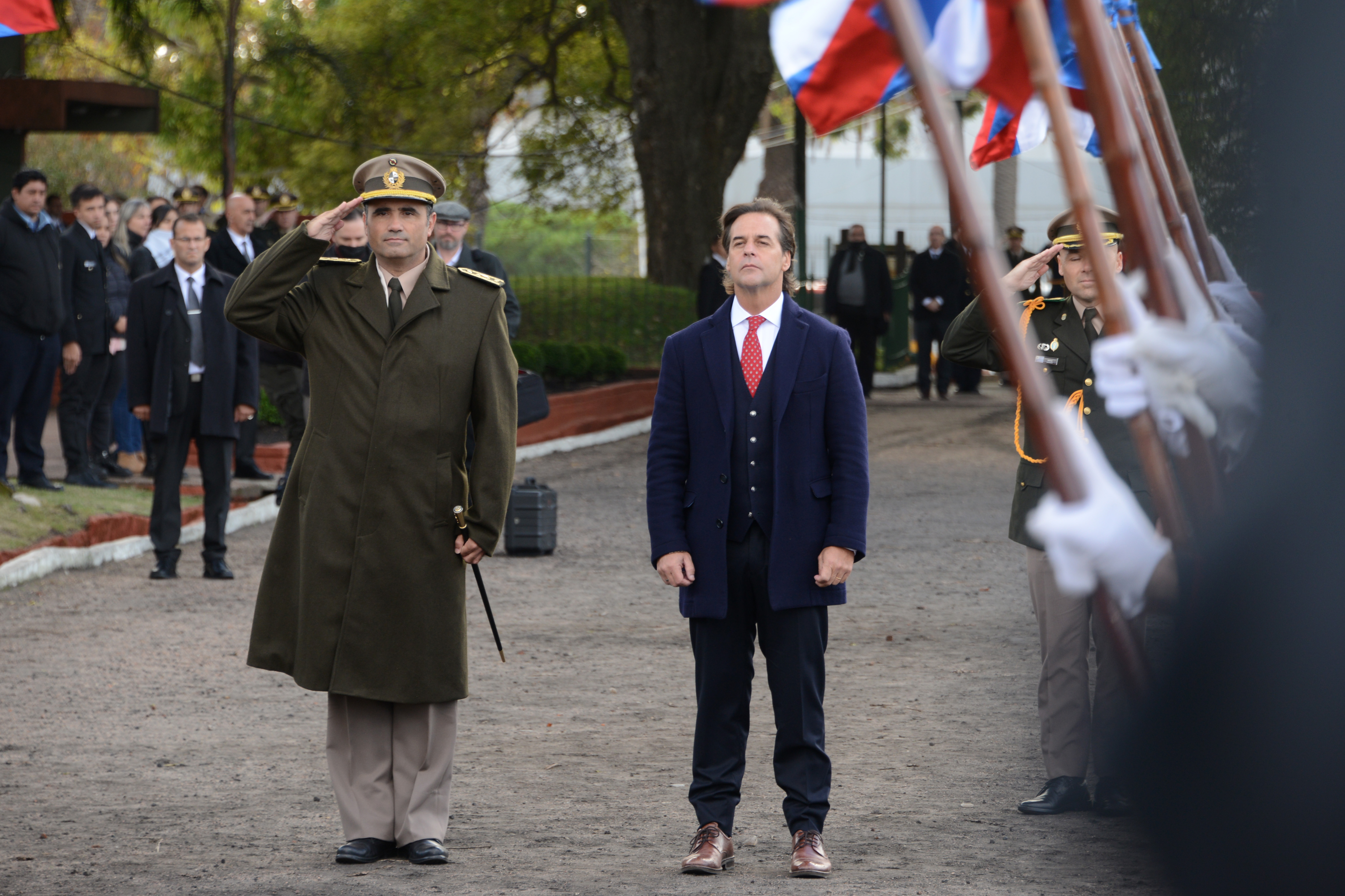 Presidente Lacalle Pou encabezó acto por el Día del Ejército Nacional