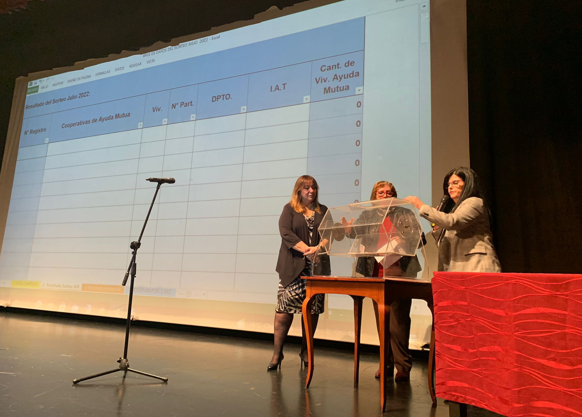Ministerio de Vivienda sorteó 293 cupos para construcción de cooperativas