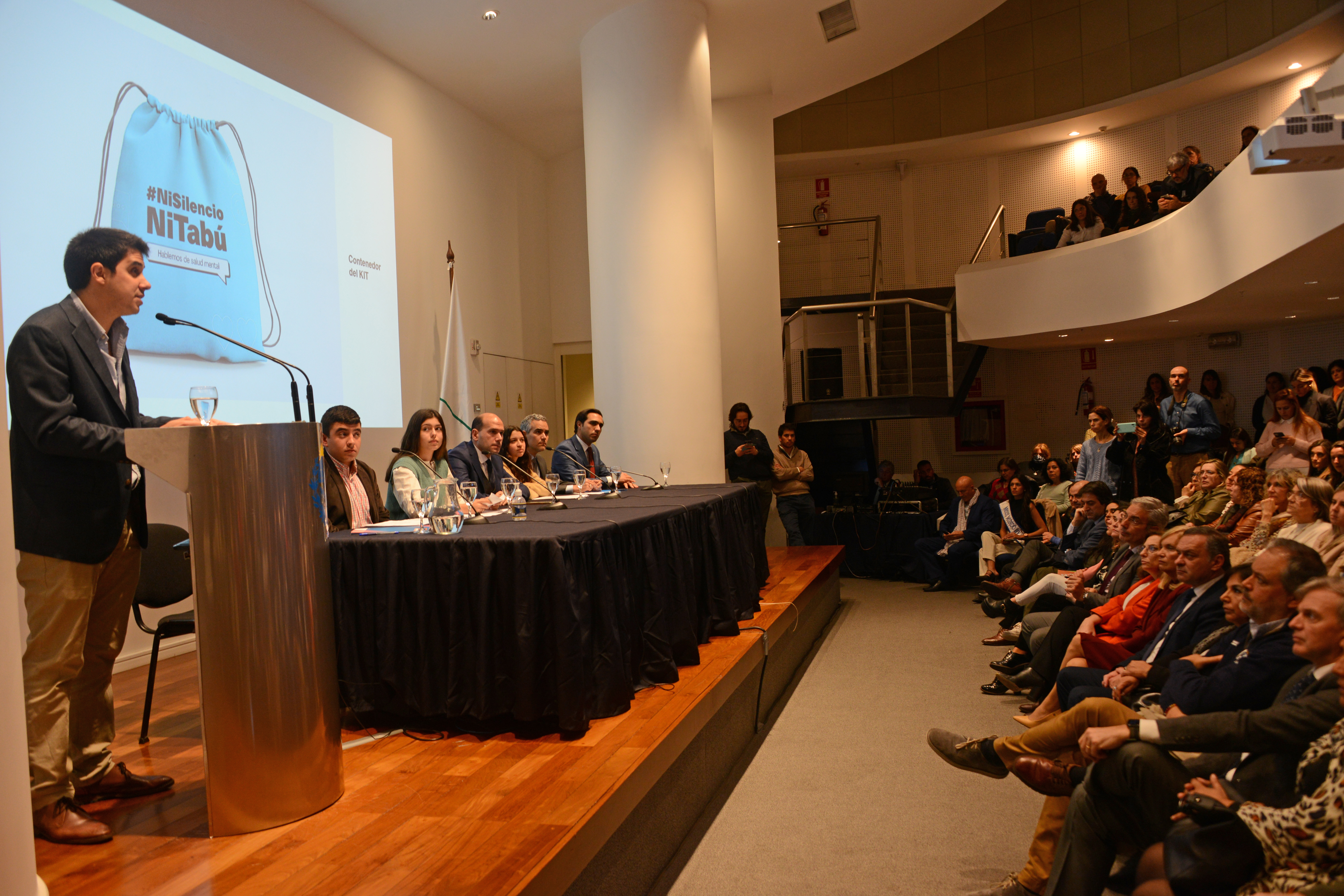 Conferencia de prensa por lanzamiento de campaña de salud mental de Mides y Unicef