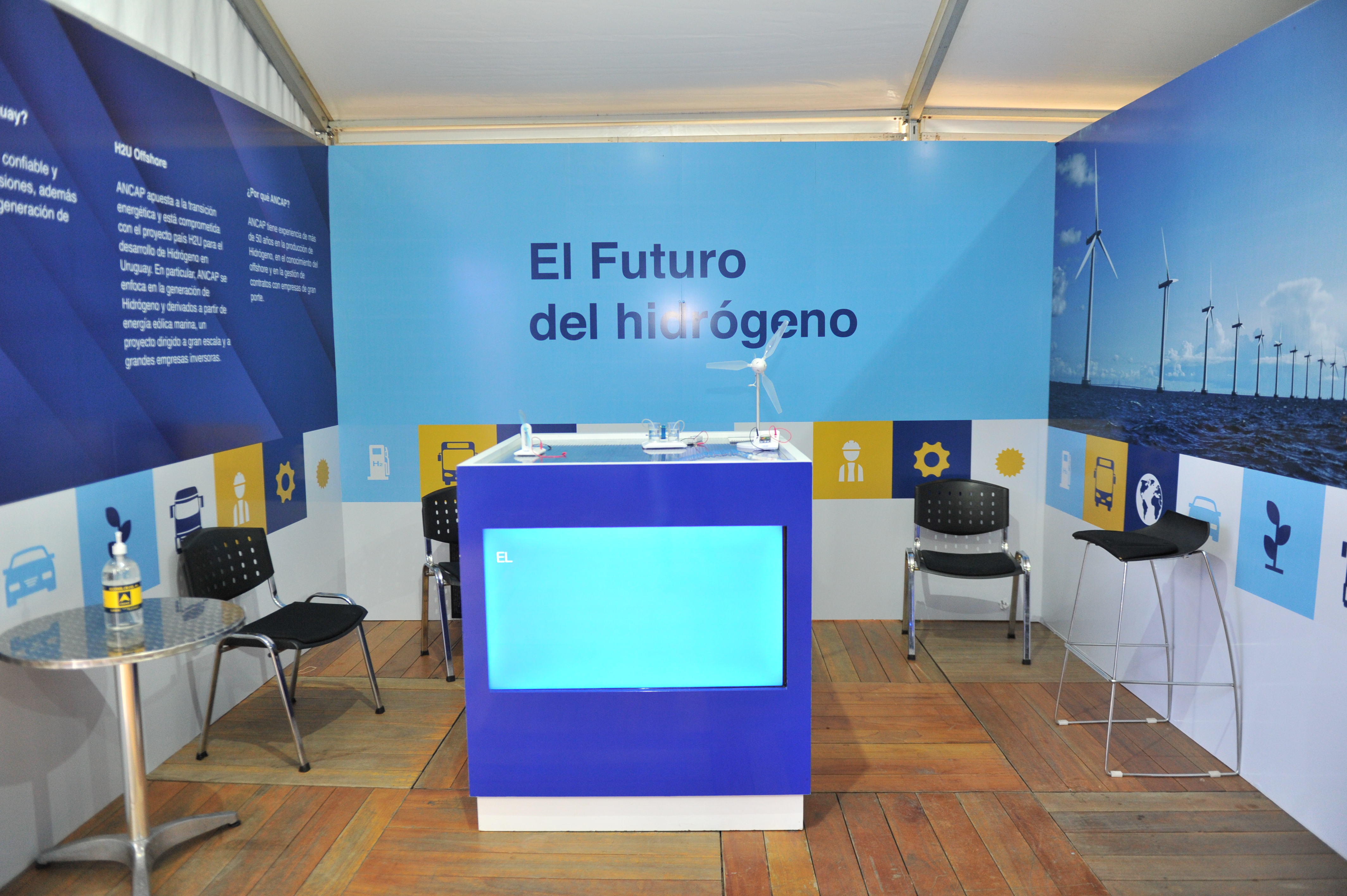 Inauguración de stand de Ancap en la Expo Prado 2022