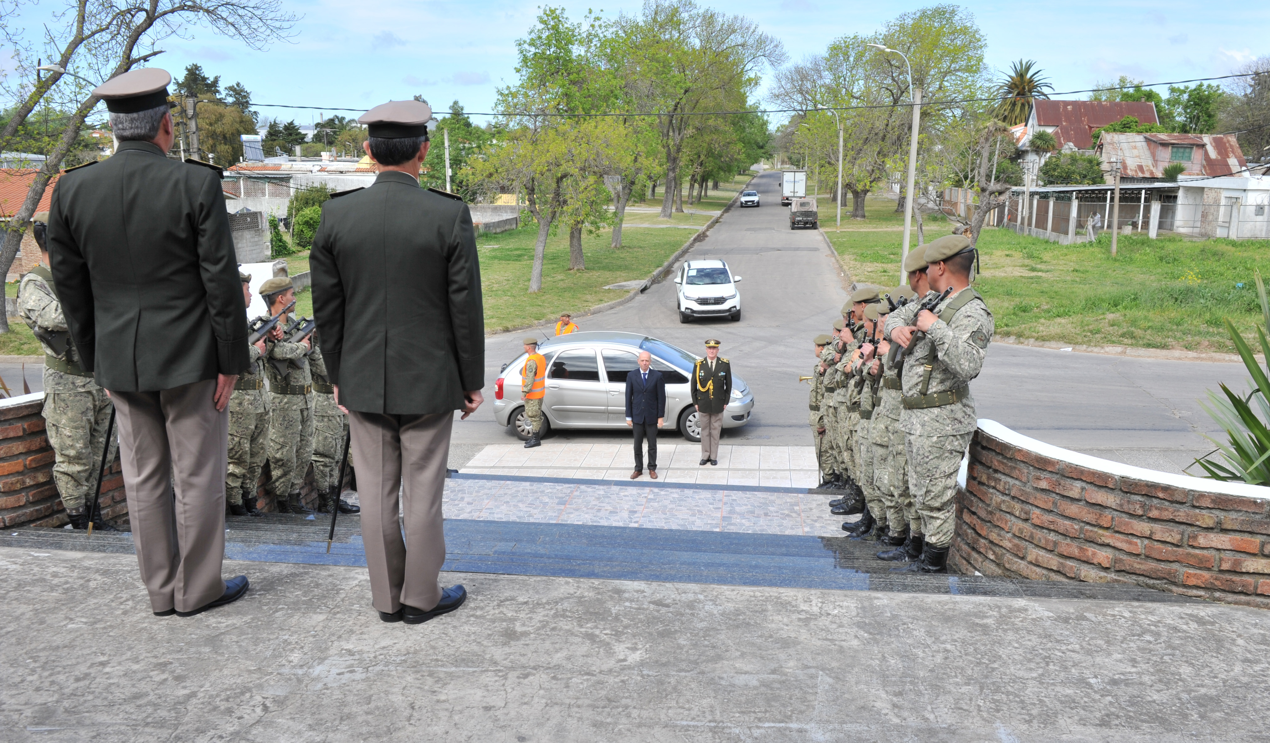 Javier García en acto de conmemoración del 81.° aniversario de la Reserva General del Ejército