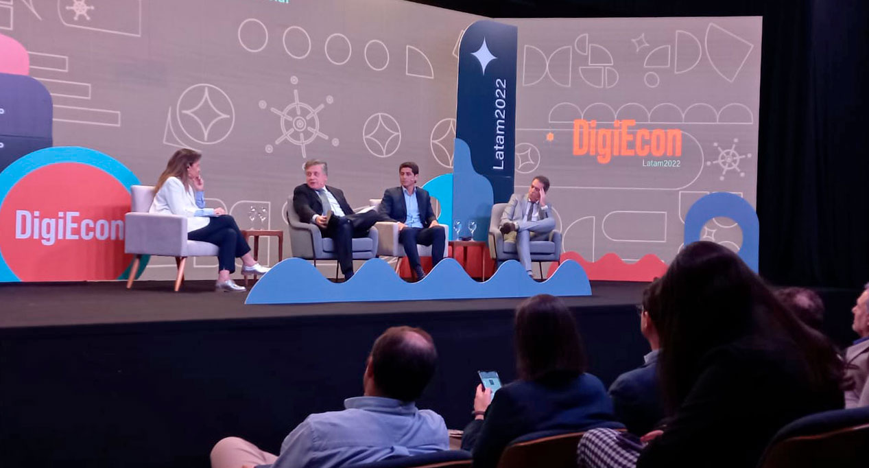 Omar Paganini en la segunda edición del Encuentro Latinoamericano de Economía Digital, denominado DigiEcon 2022