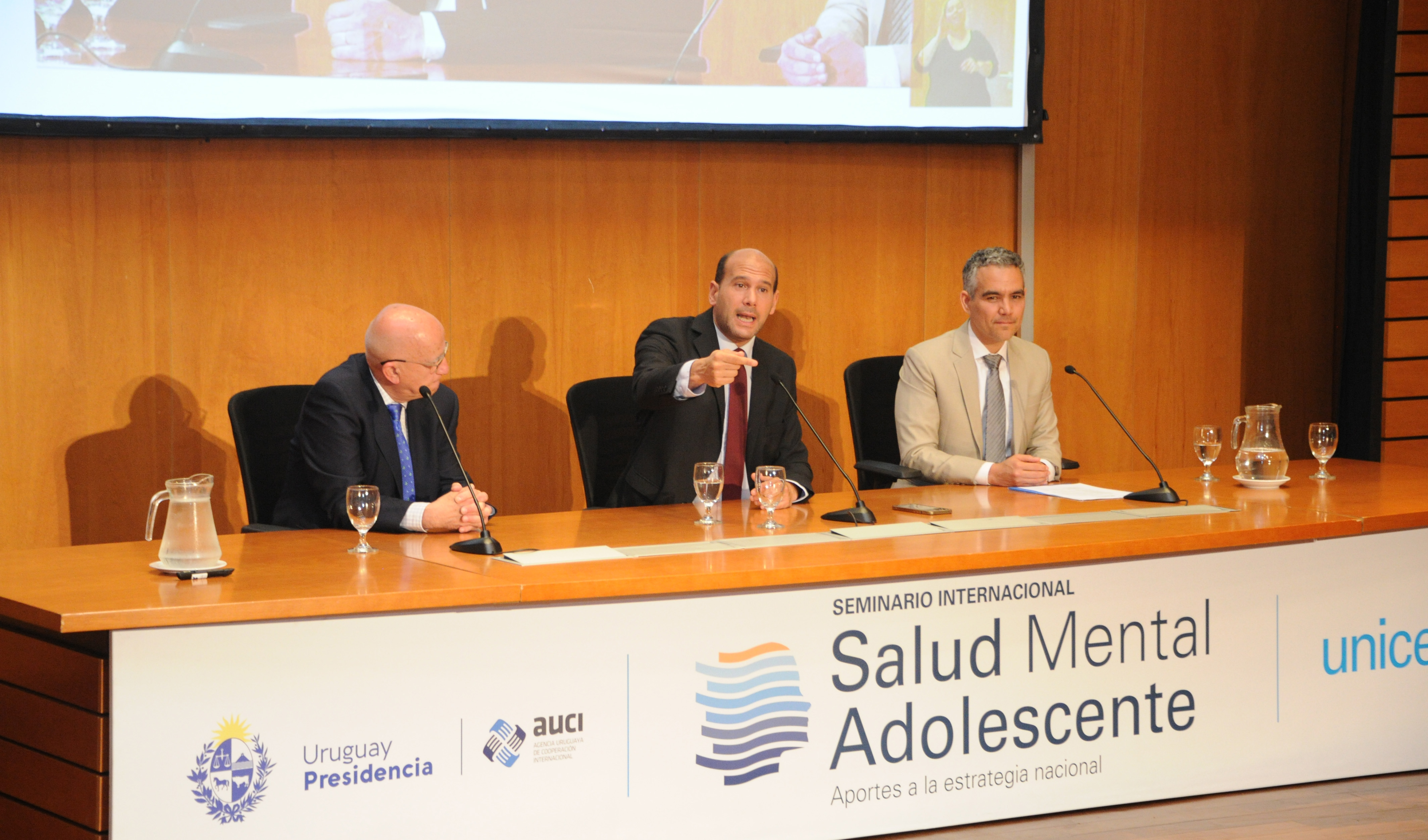 Apertura del seminario Salud Mental Adolescente: Aportes a la Estrategia Nacional