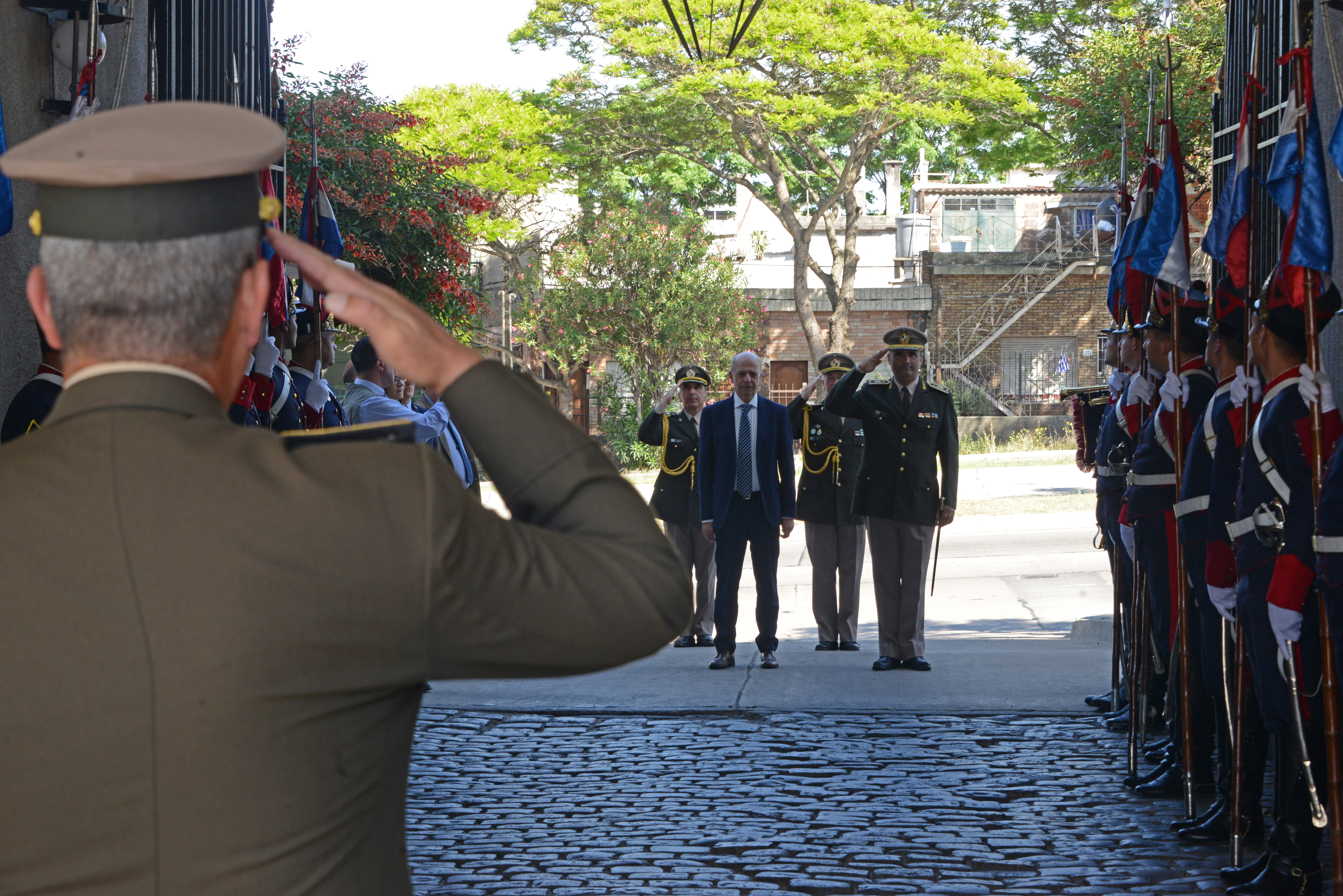 Lacalle Pou participó en 226.° aniversario del Regimiento Blandengues de Artigas