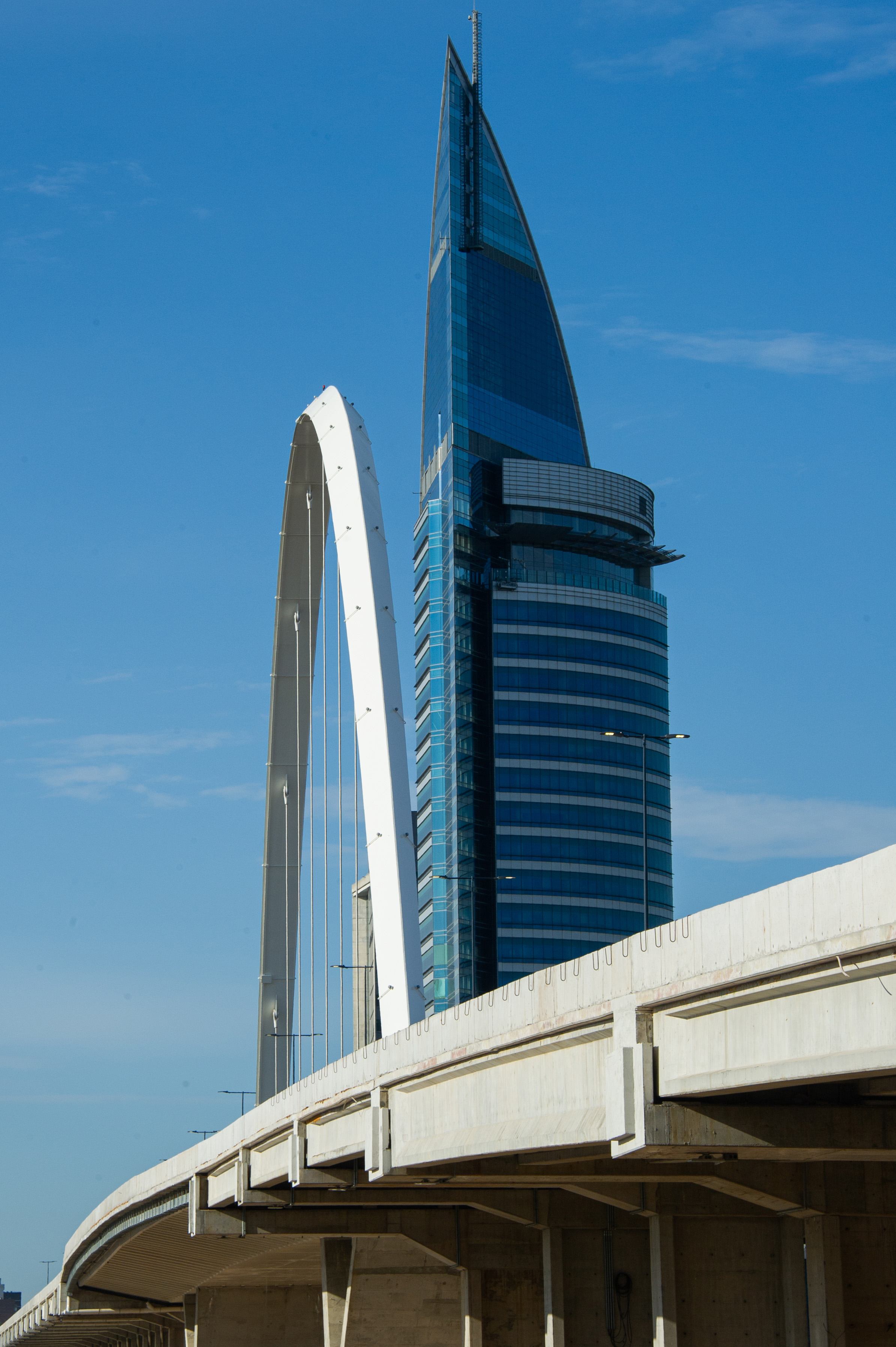 Nuevo viaducto en rambla portuaria