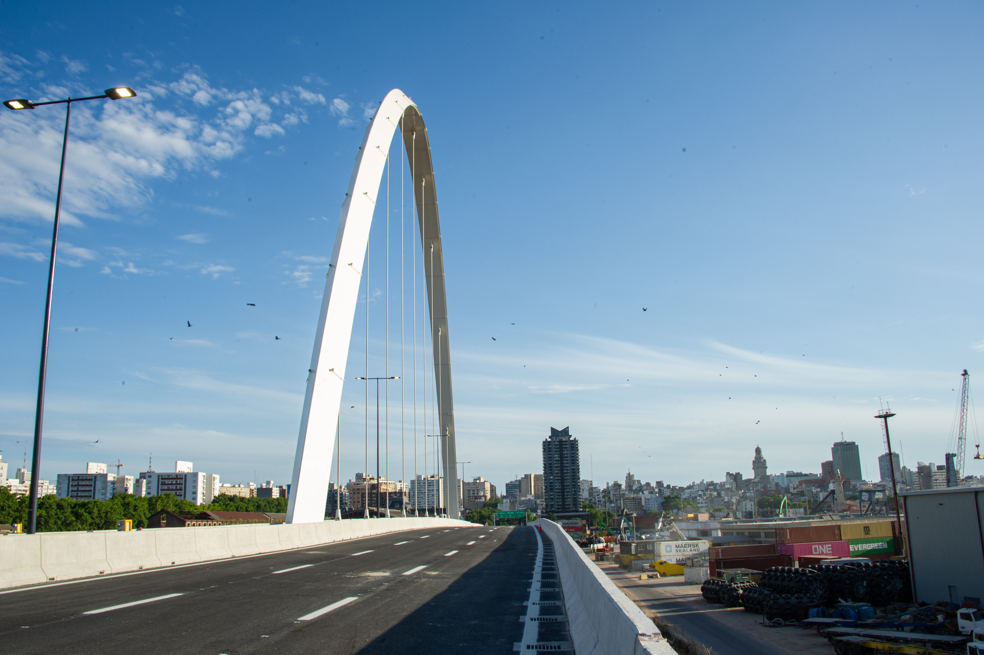 Nuevo viaducto en rambla portuaria