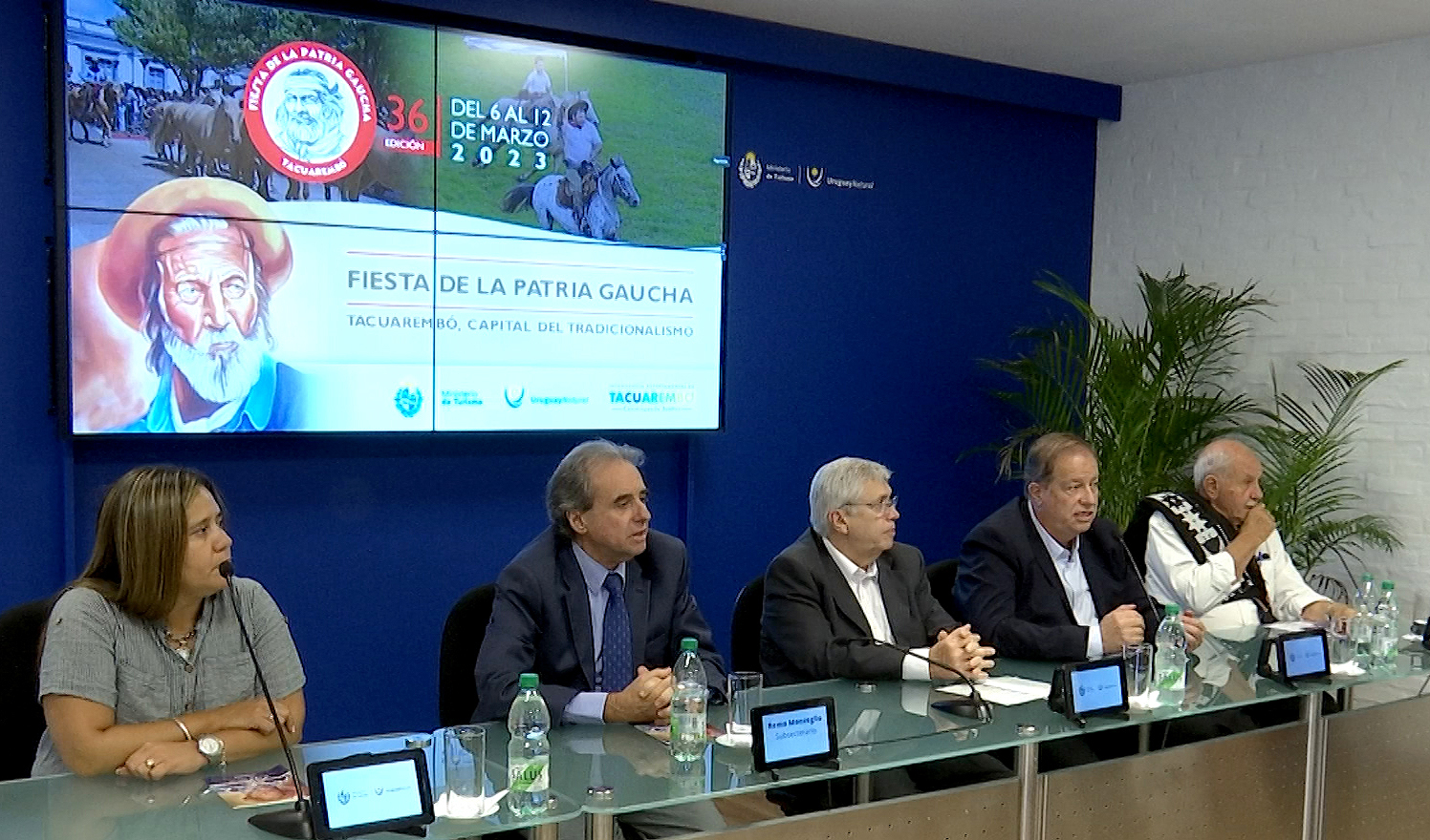 Imágenes del lanzamiento de la Fiesta de la Patria Gaucha en Tacuarembó