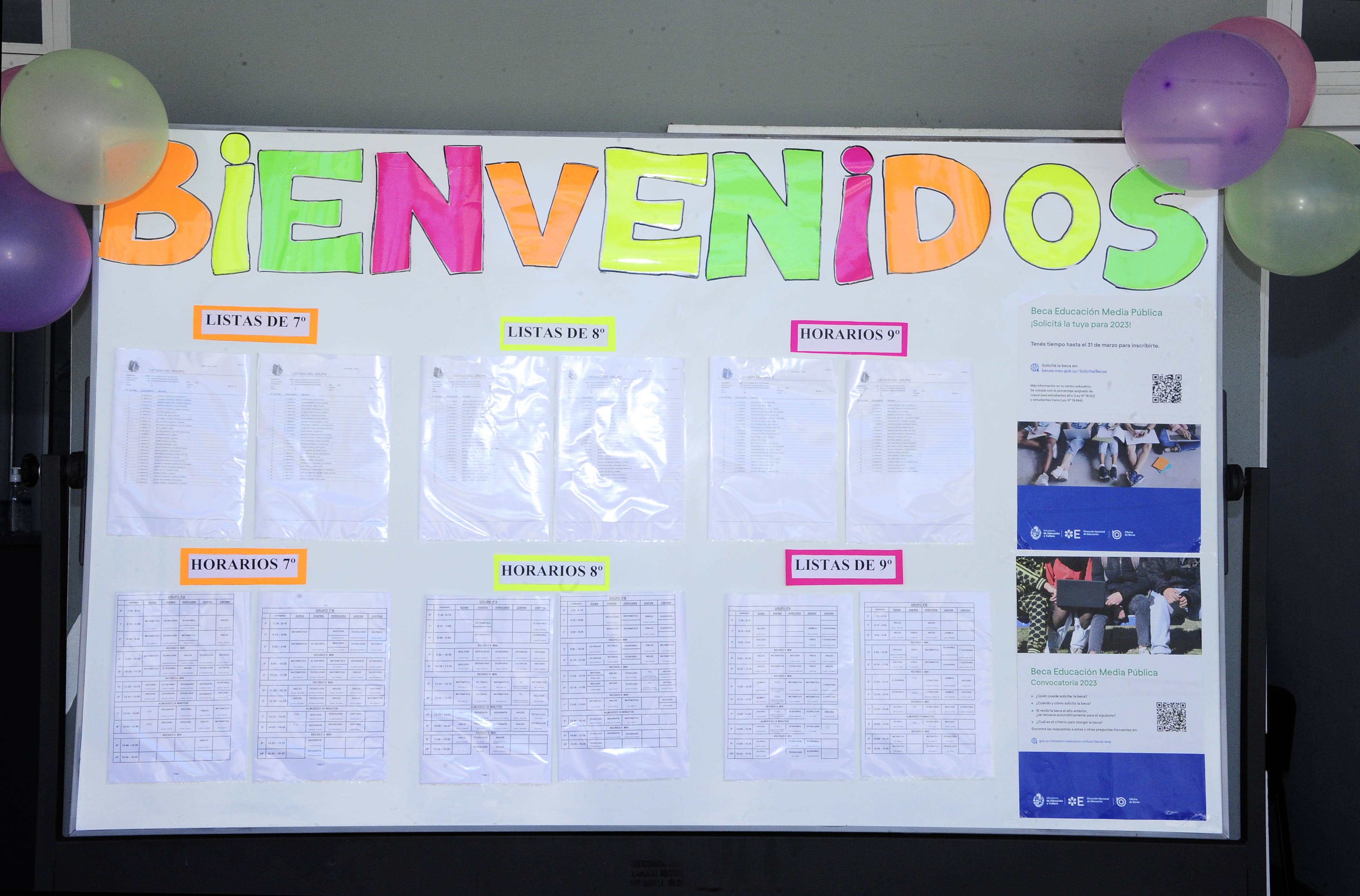Autoridades de ANEP recorrieron centros educativos