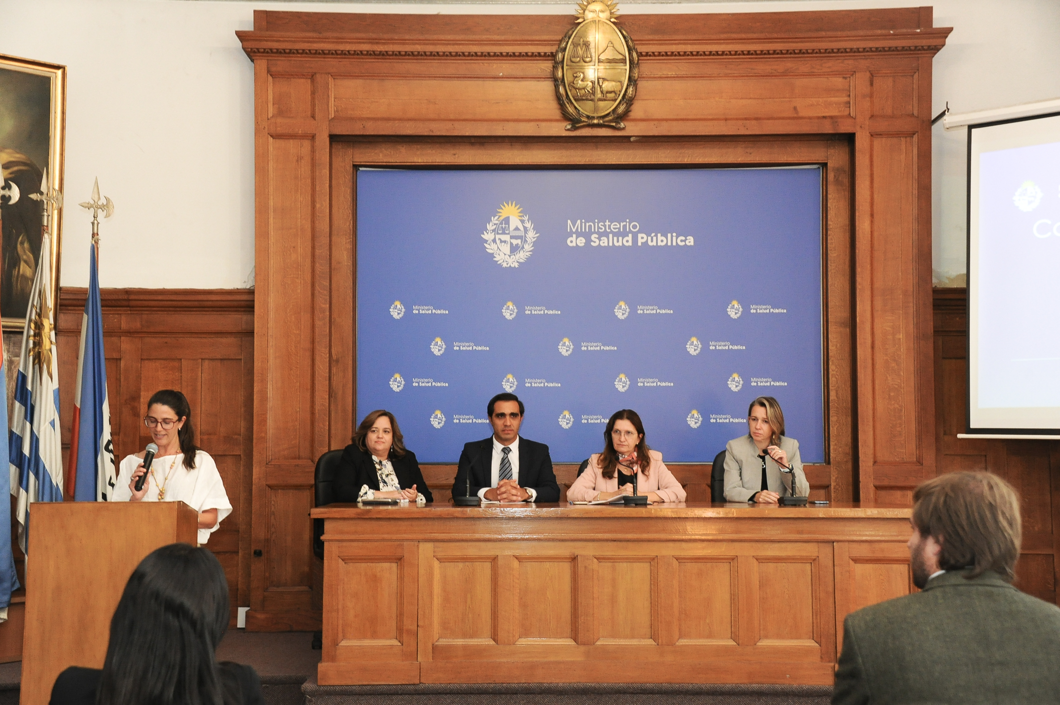 Imágenes de ceremonia de lanzamiento de la campaña de vacunación antigripal 2023