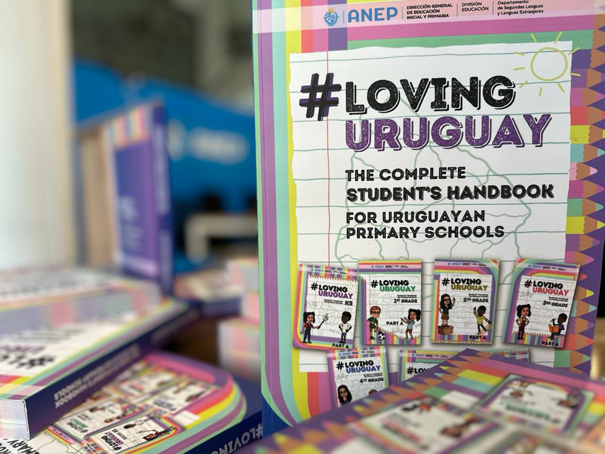 Lanzamiento de la serie de libros “Loving Uruguay”, de la ANEP