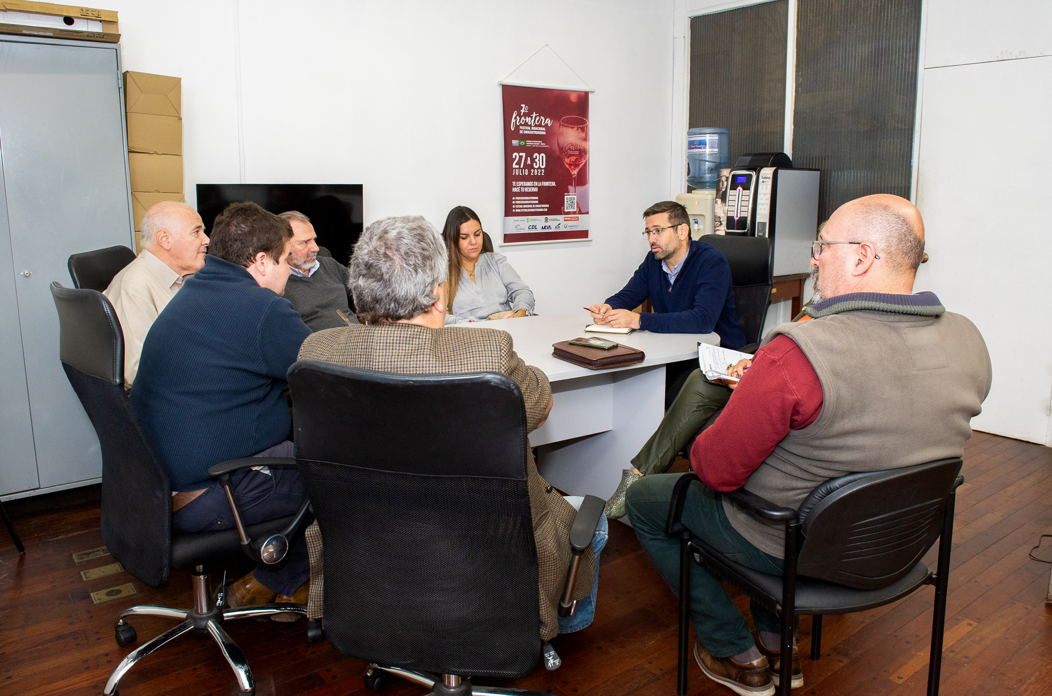 Imágenes de recorrida del presidente de Inacoop en el departamento de Rivera