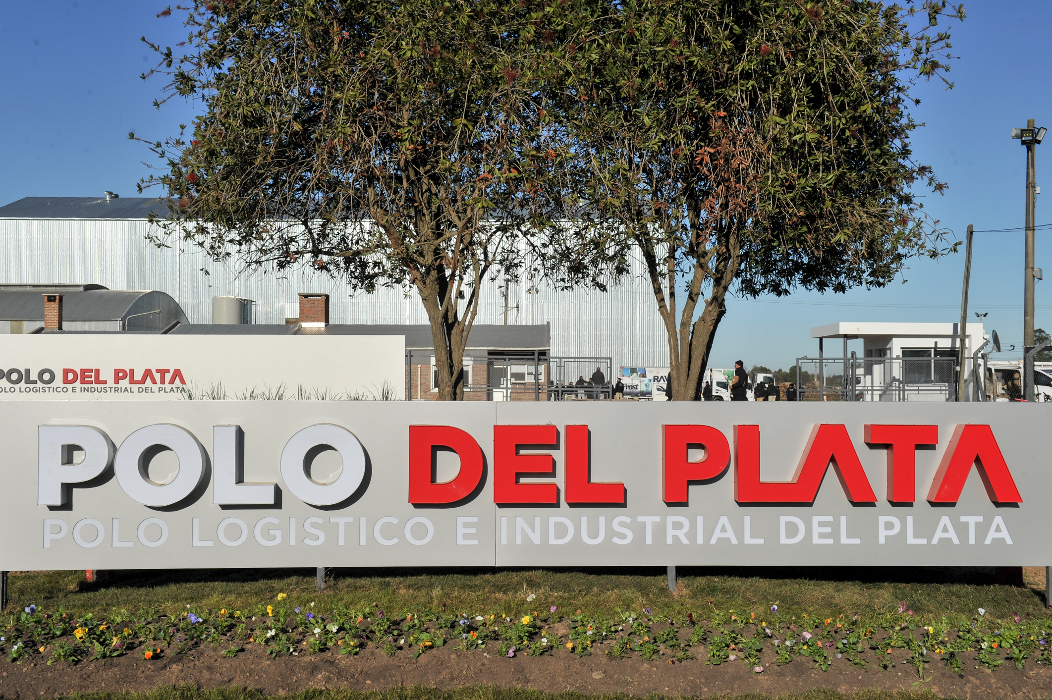 Imágenes del presidente Lacalle Pou en inauguración de Polo Logístico e Industrial del Plata