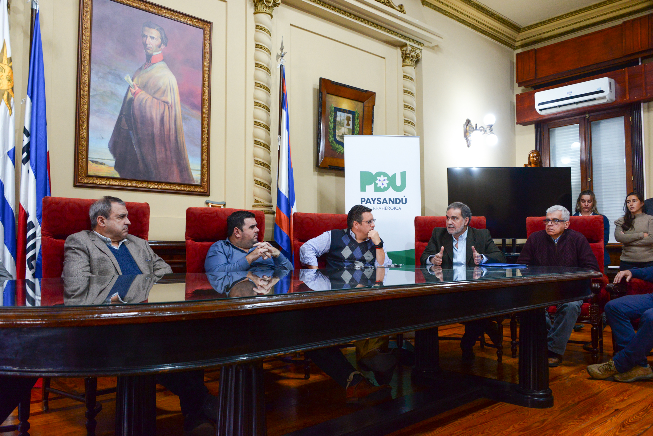 Firma de convenios del MVOT en el departamento de Paysandú