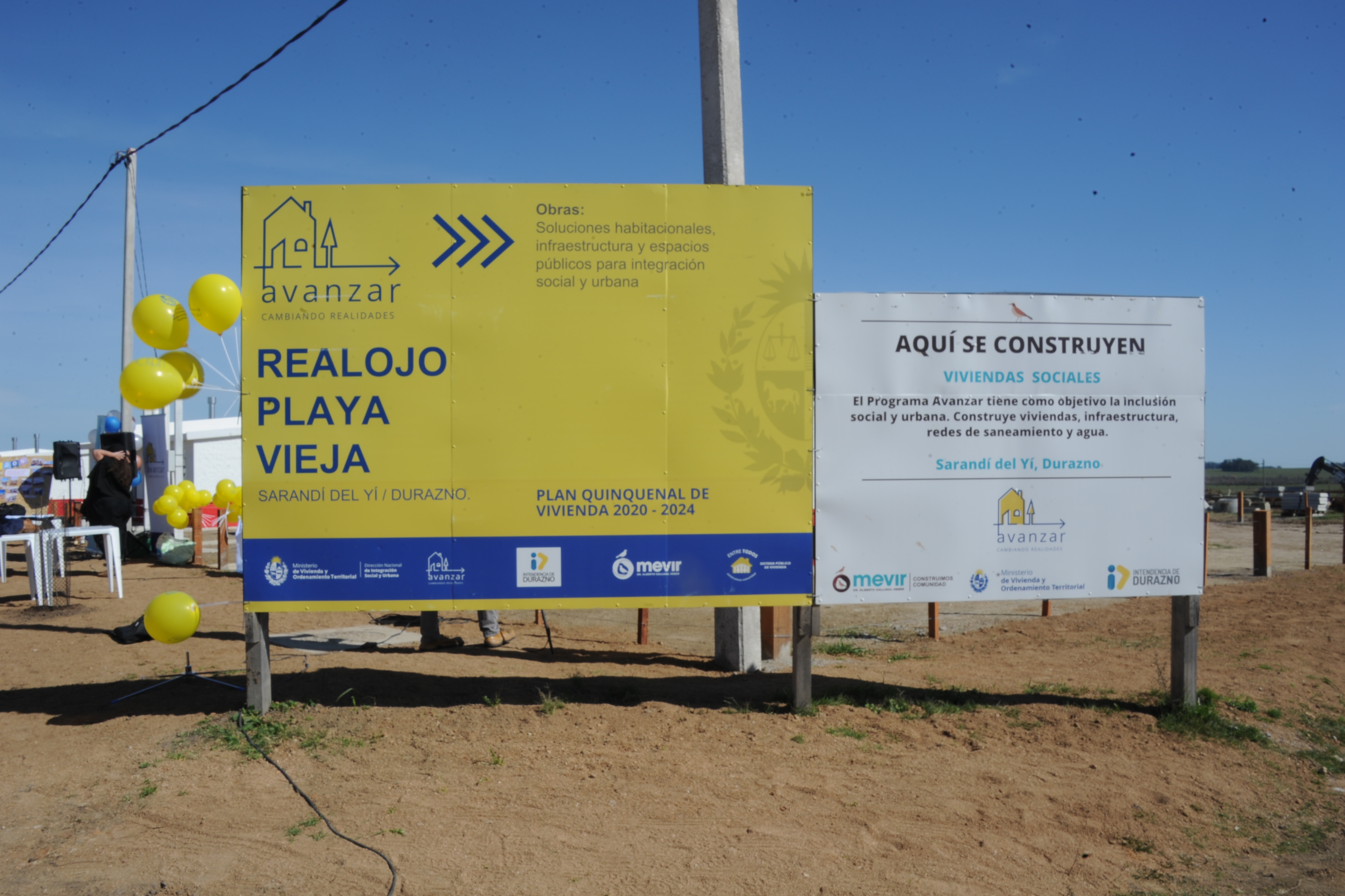 Inauguración de obras de Plan Avanzar en Sarandí del Yí