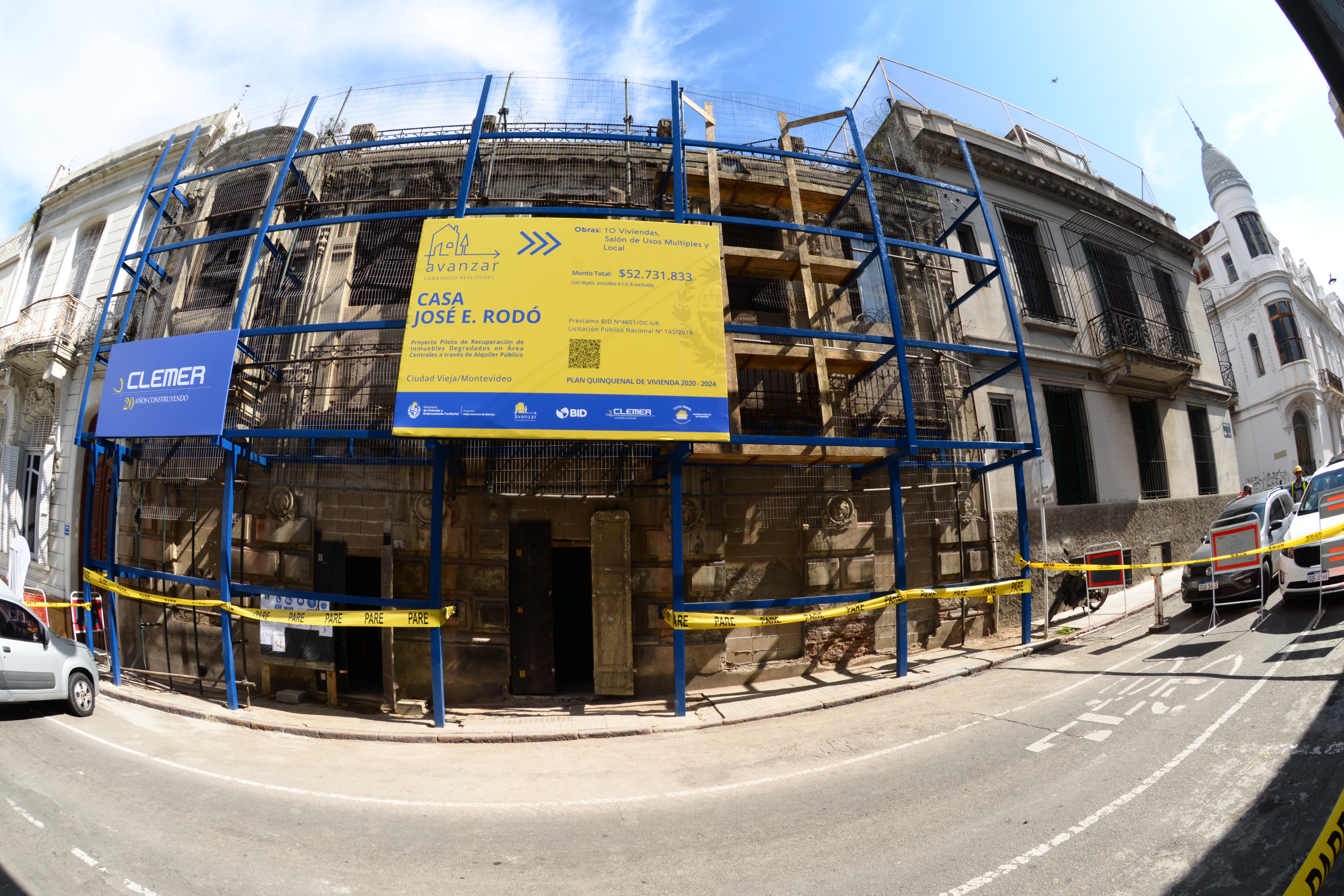Ministerio de Vivienda inició obras de remodelación en ex casa de José Enrique Rodó en Montevideo