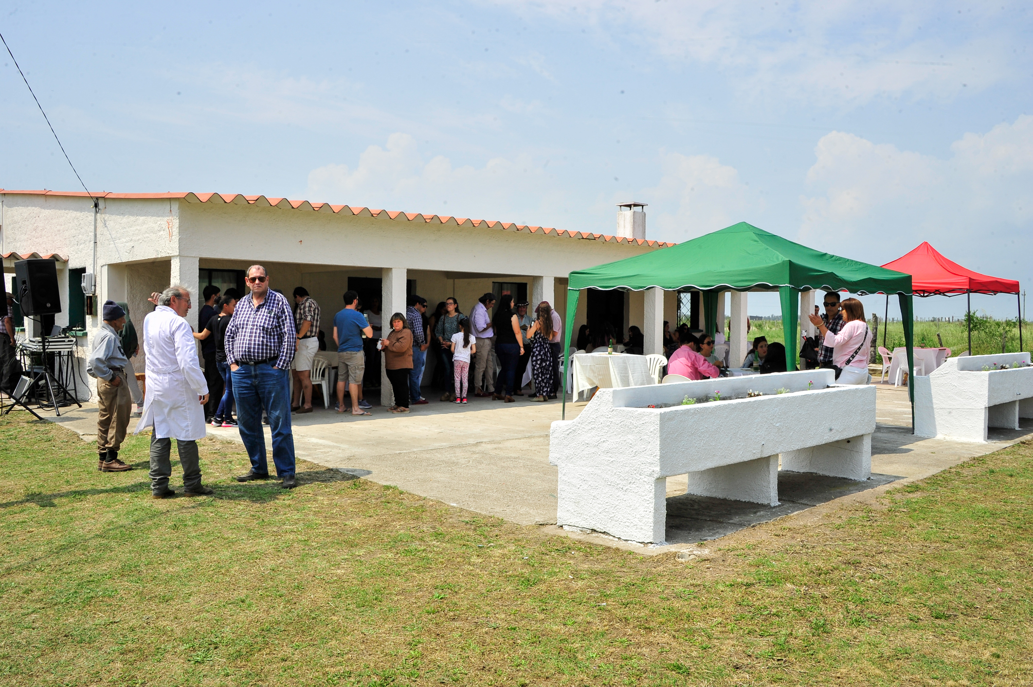 Acto de escrituras colectivas de Mevir en Goñi, Florida
