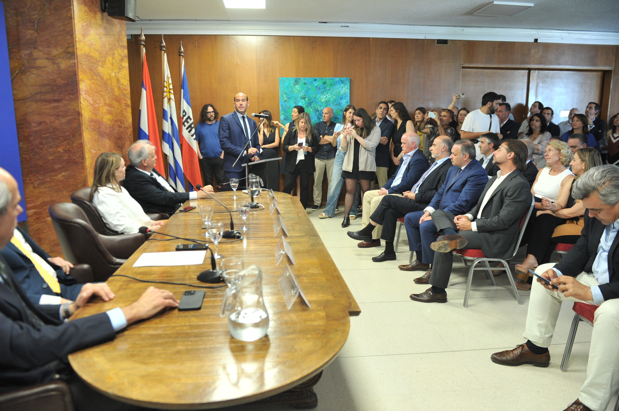 Presidente Lacalle Pou en presentación del Proyecto de Inclusión Asistida