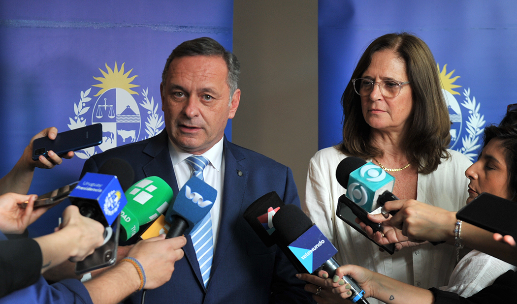 Declaraciones del secretario de Presidencia, Álvaro Delgado, y la ministra Elisa Facio