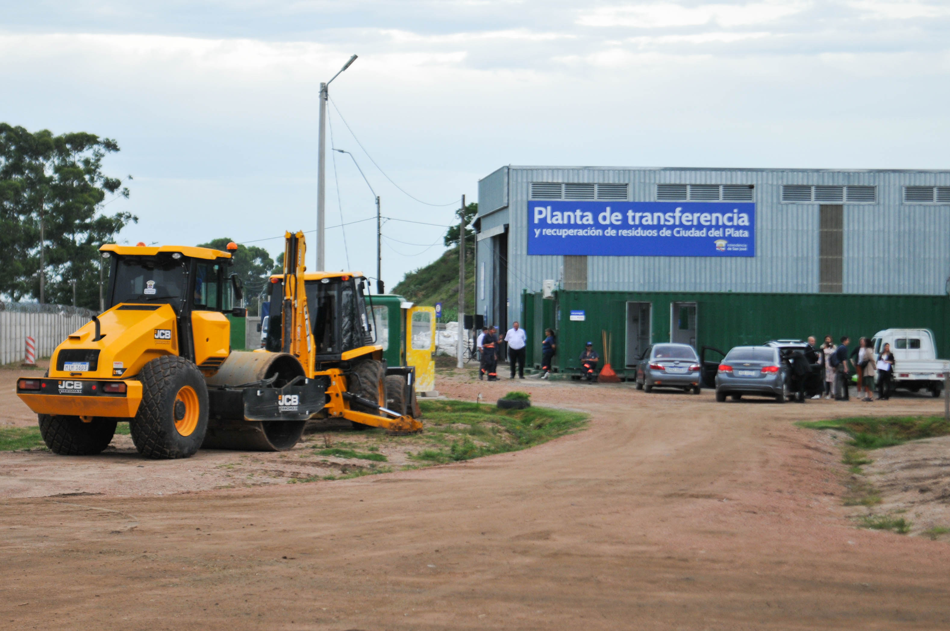 Luis Lacalle Pou en inauguración de una planta de reciclaje en San José