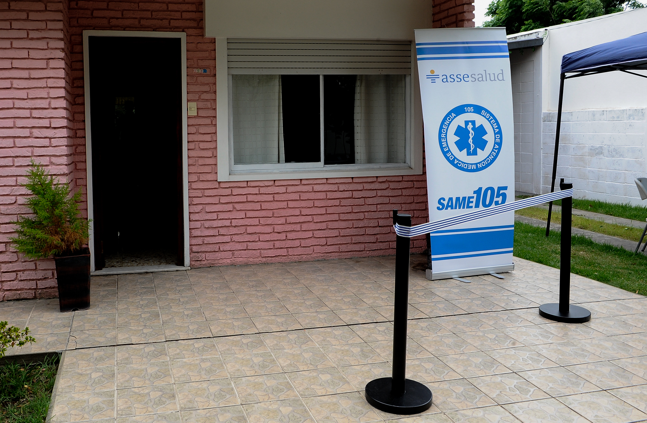 Inauguración de la base de SAME 105 en Colonia Valdense.