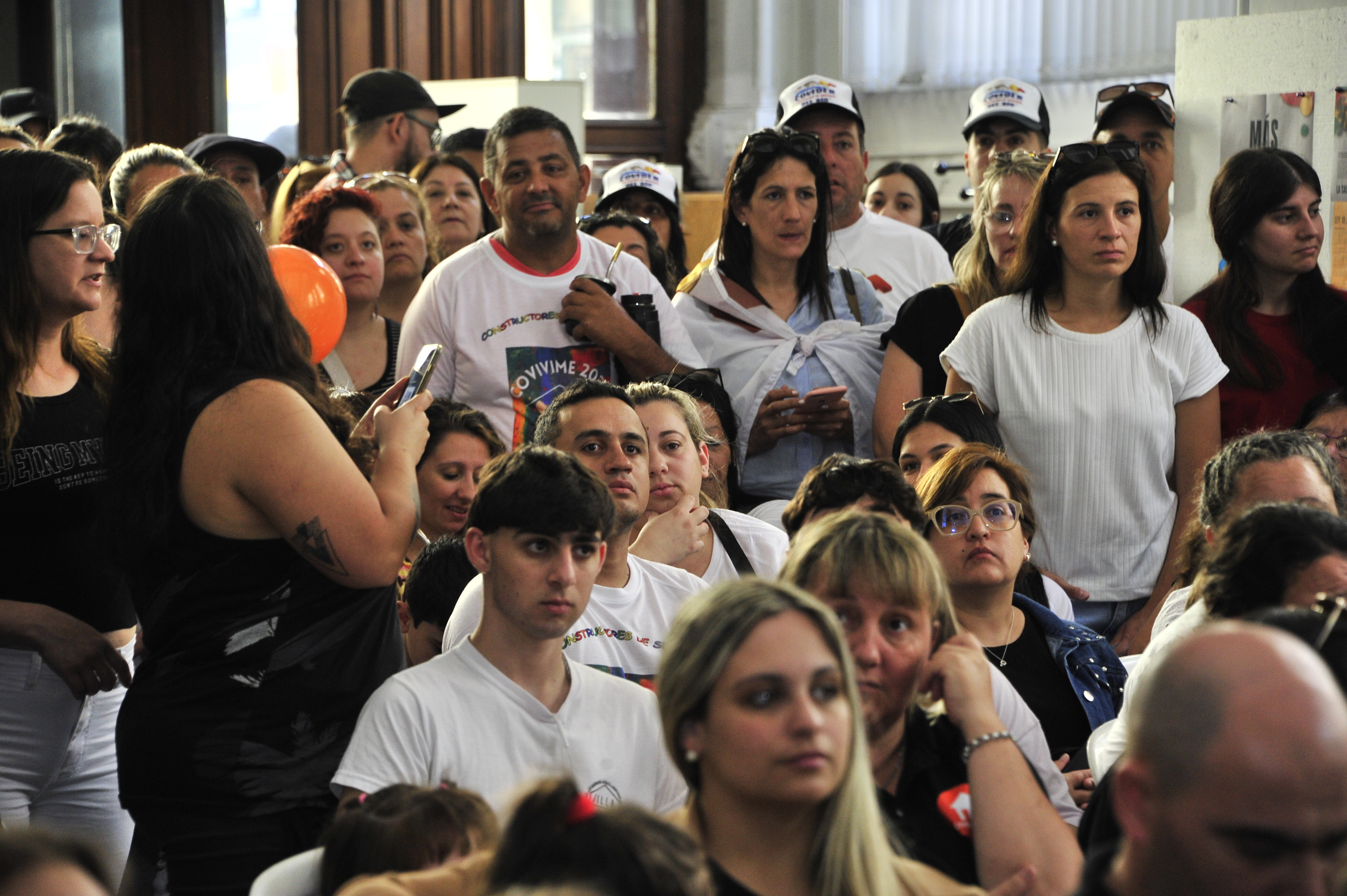 Imágenes de firma de convenio entre Ministerio de Vivienda e Intendencia de Montevideo