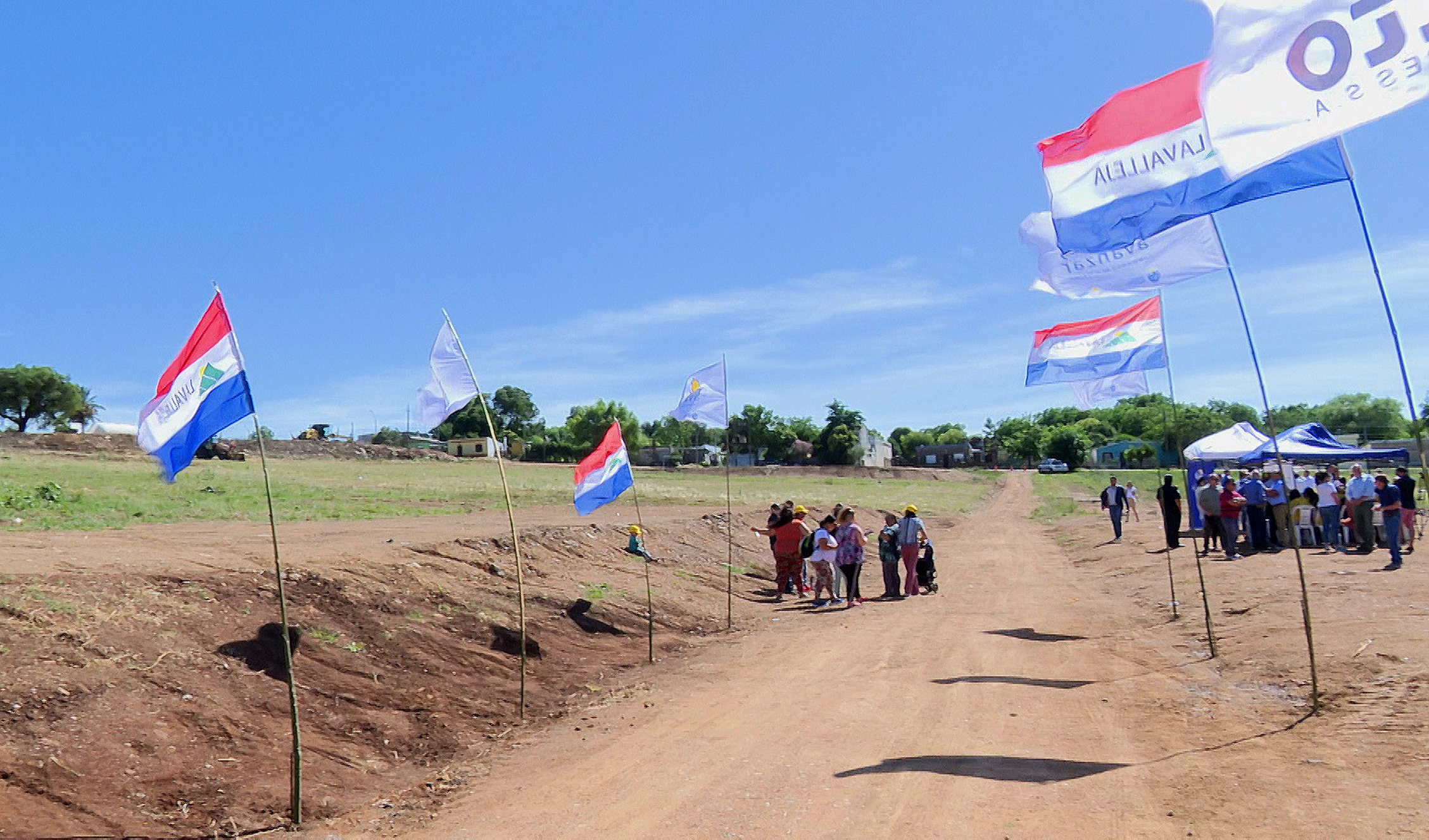 lanzamiento de las obras del Plan Avanzar, en Minas, Lavalleja.