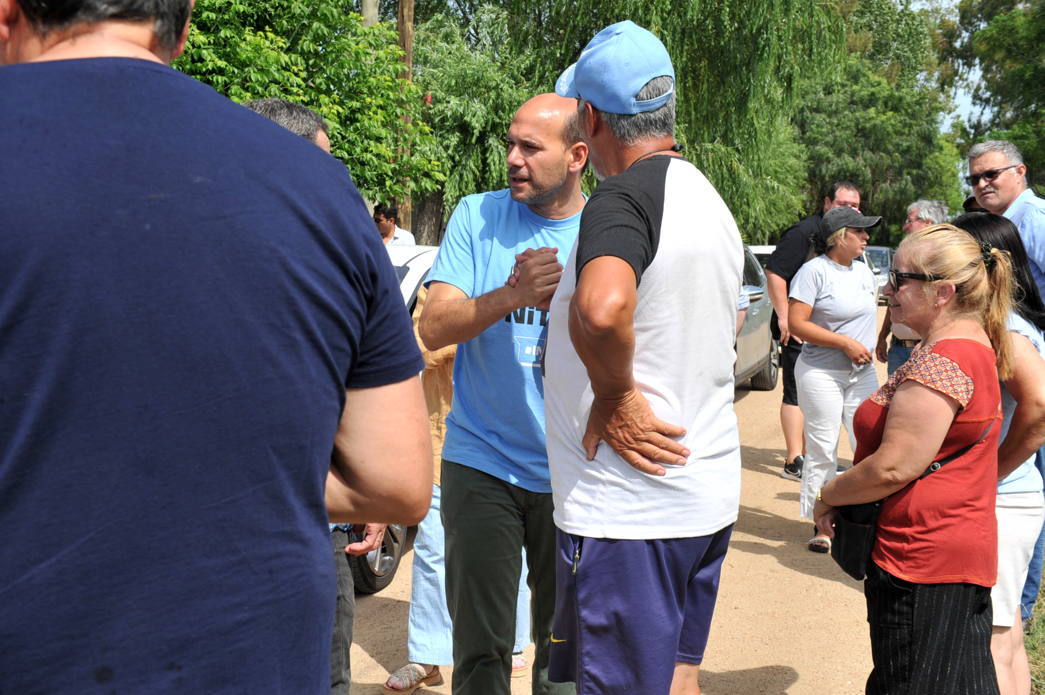 Este miércoles 10, el ministro de Desarrollo Social, Martín Lema, recorrió, junto con otras autoridades, asentamientos en el departamento de Canelones