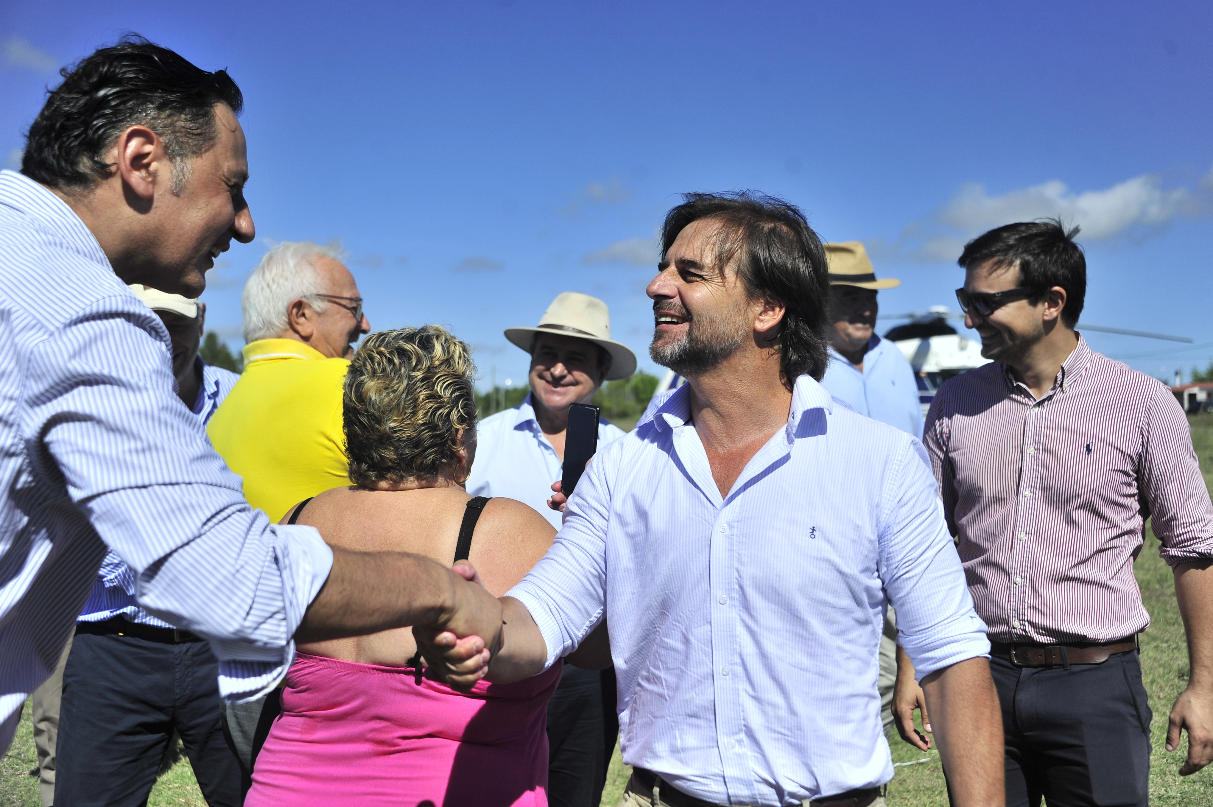 Presidente Lacalle Pou en Casupá, Florida