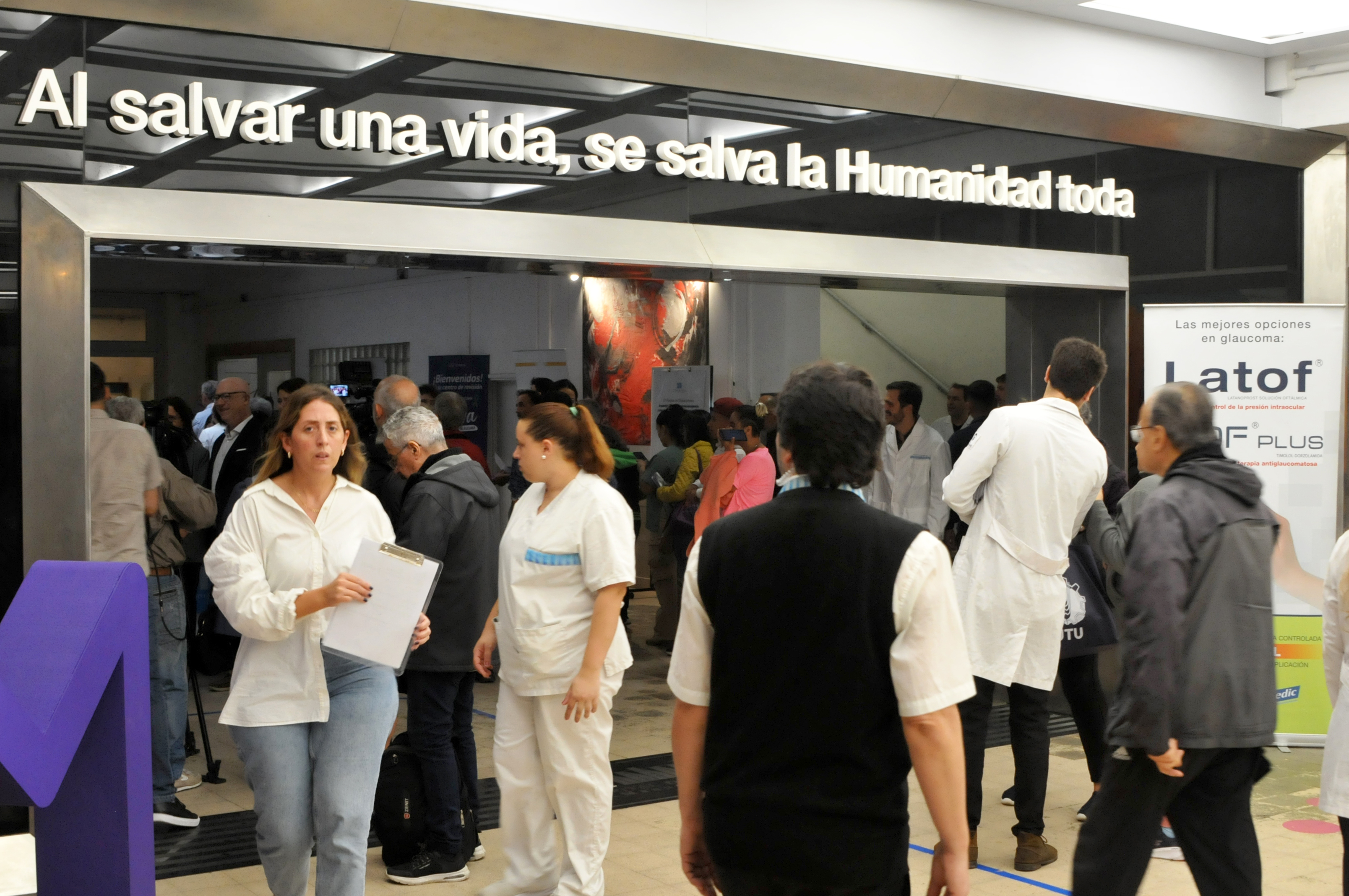 Imágenes de jornada de detección precoz del glaucoma