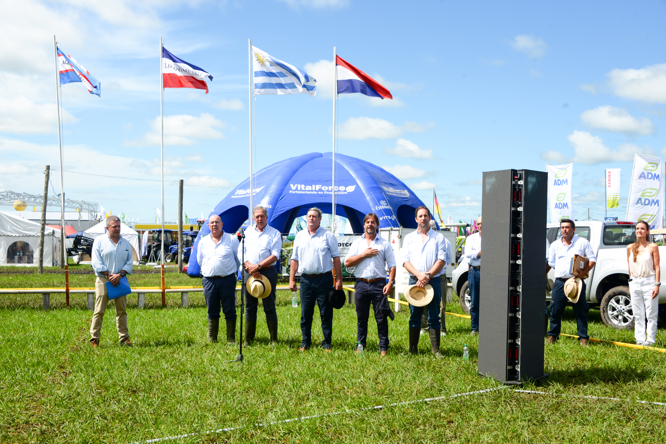 Presidente Lacalle Pou en la 27.ª edición de Expoactiva Nacional