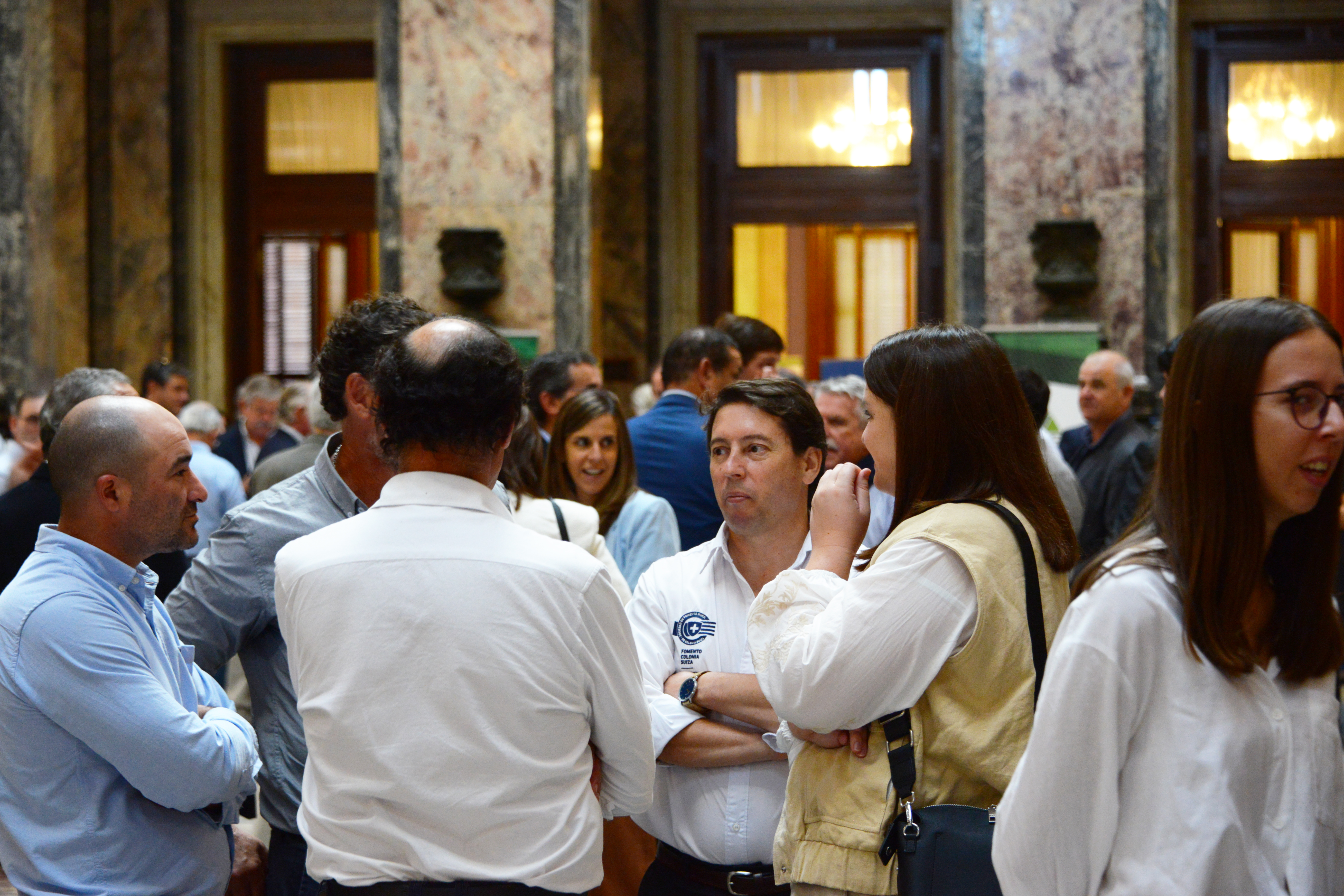 Imágenes del presidente Lacalle Pou en aniversario de Cooperativas Agrarias Federadas