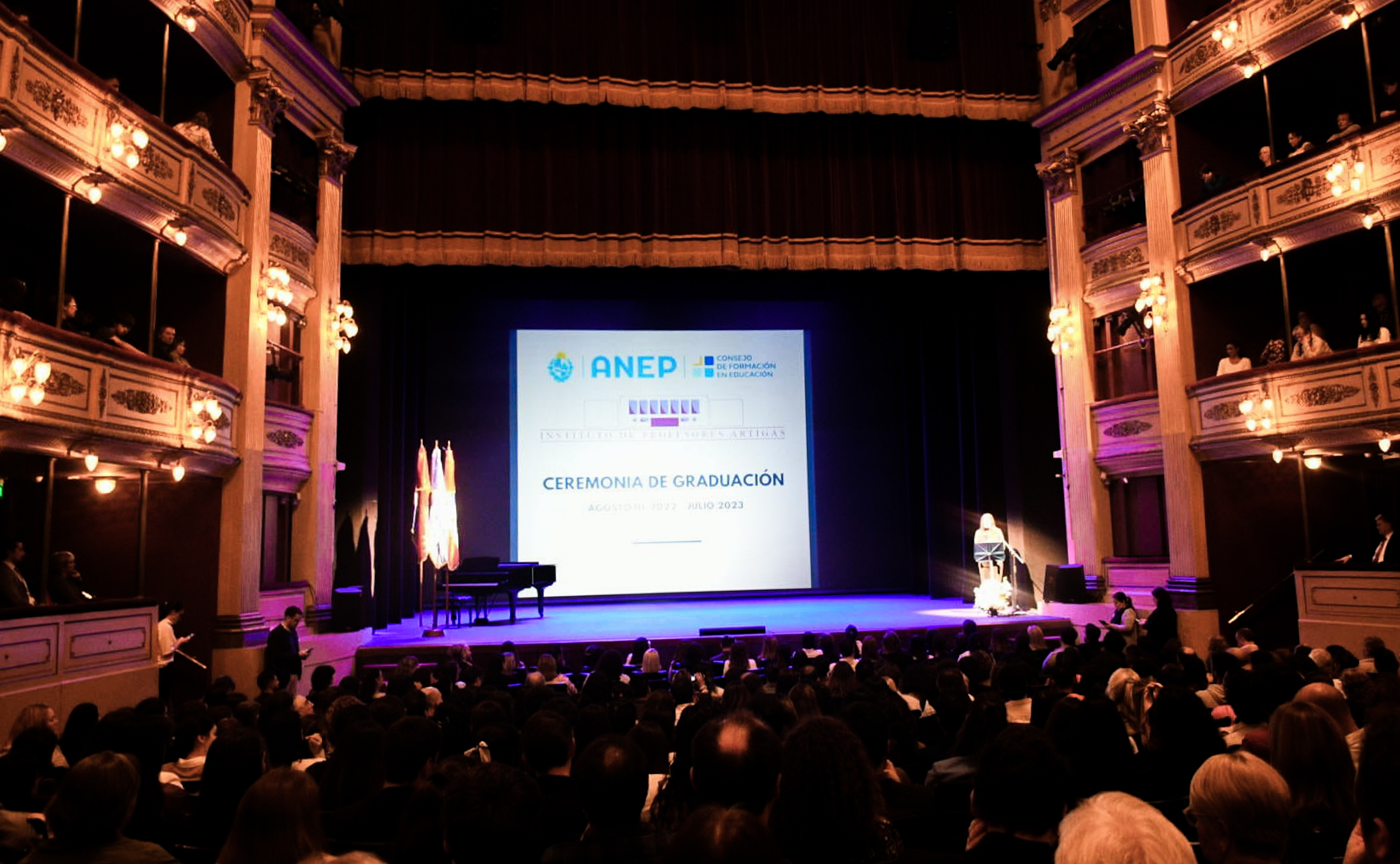 Acto de colación de grado de estudiantes del IPA
