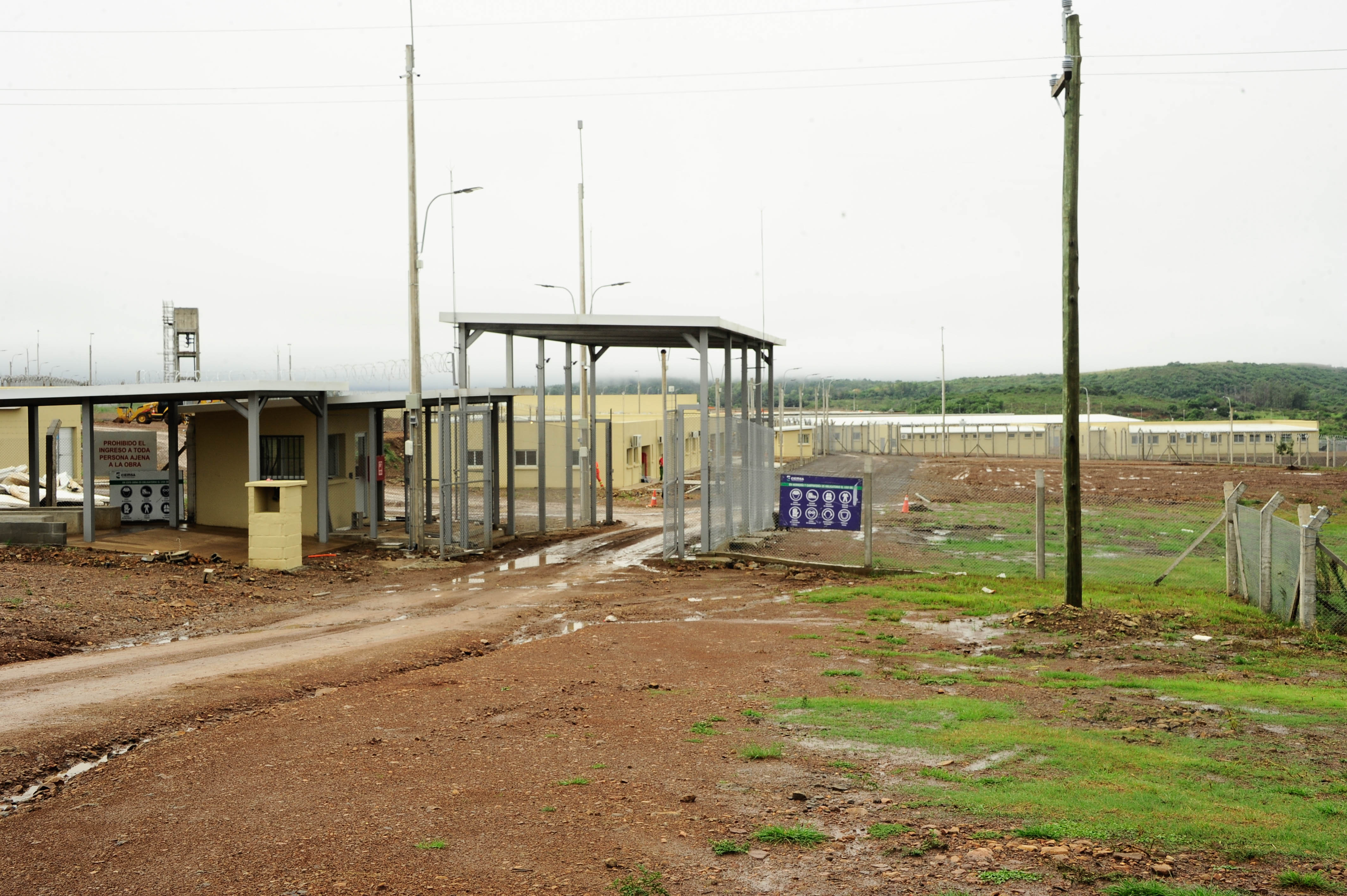 Imágenes de los avances de obras de la nueva cárcel de Artigas
