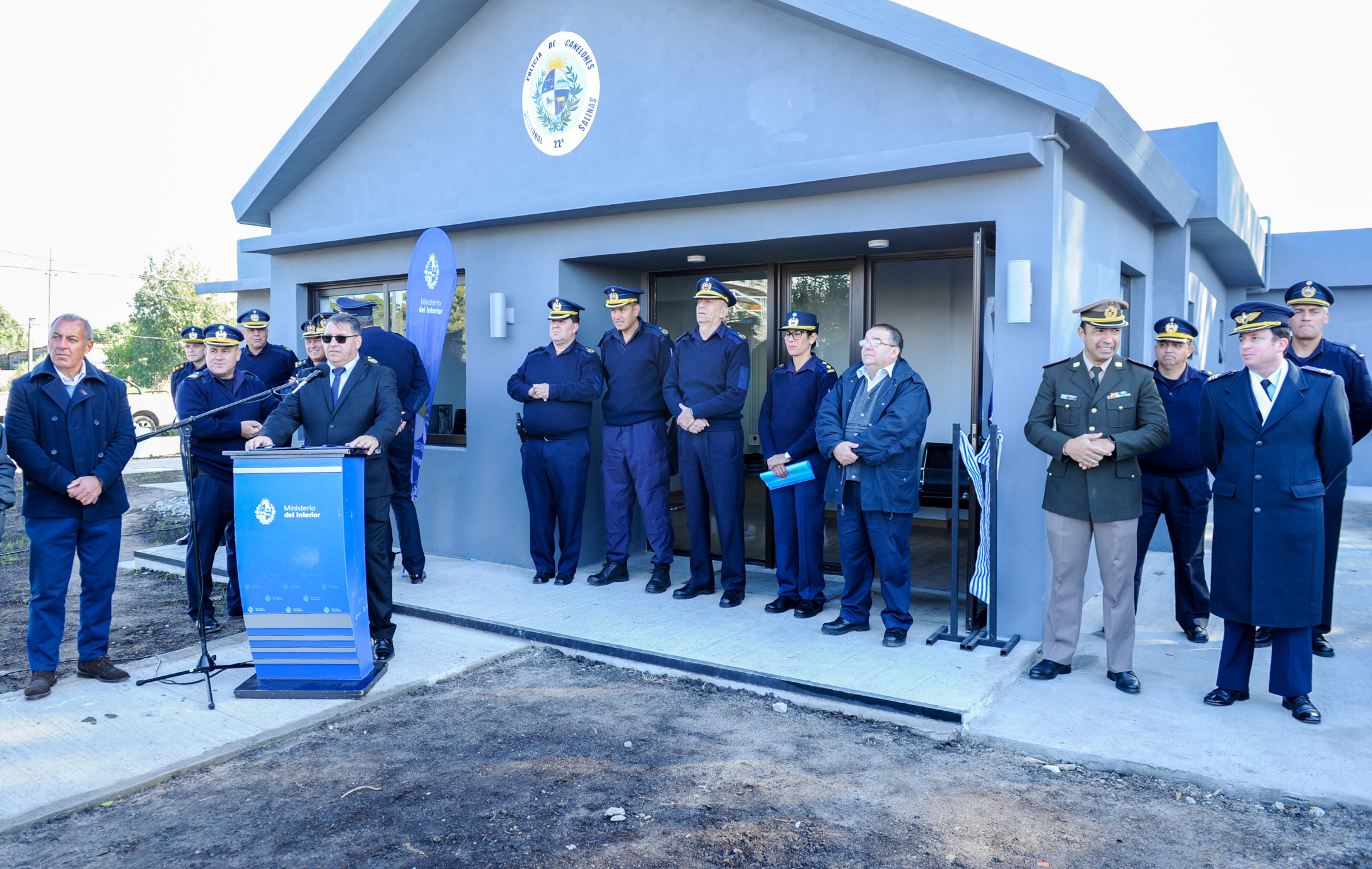 Inauguraciones del Ministerio del Interior en Canelones