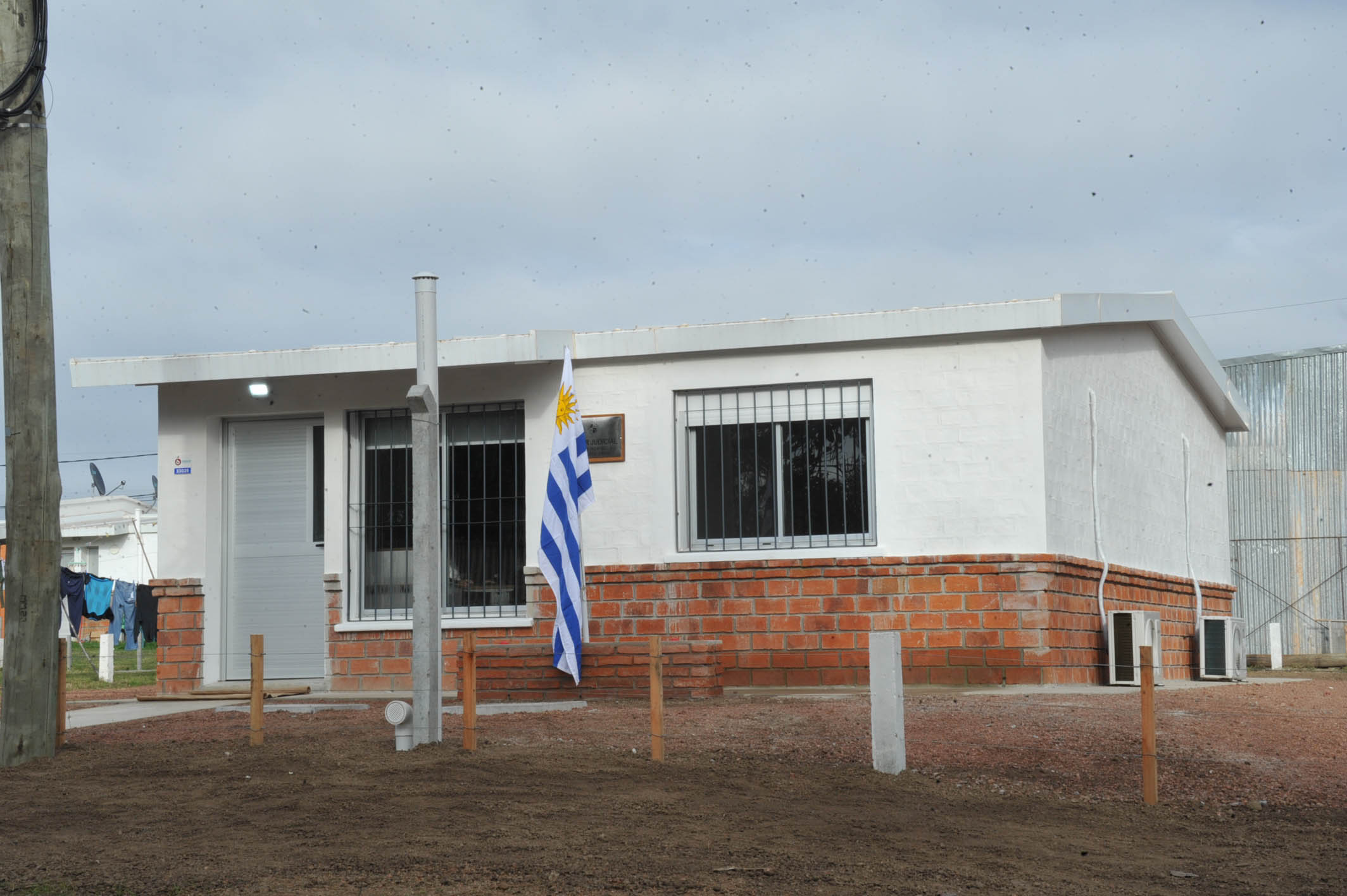 Inauguración de obras de juzgado de paz en Sauce