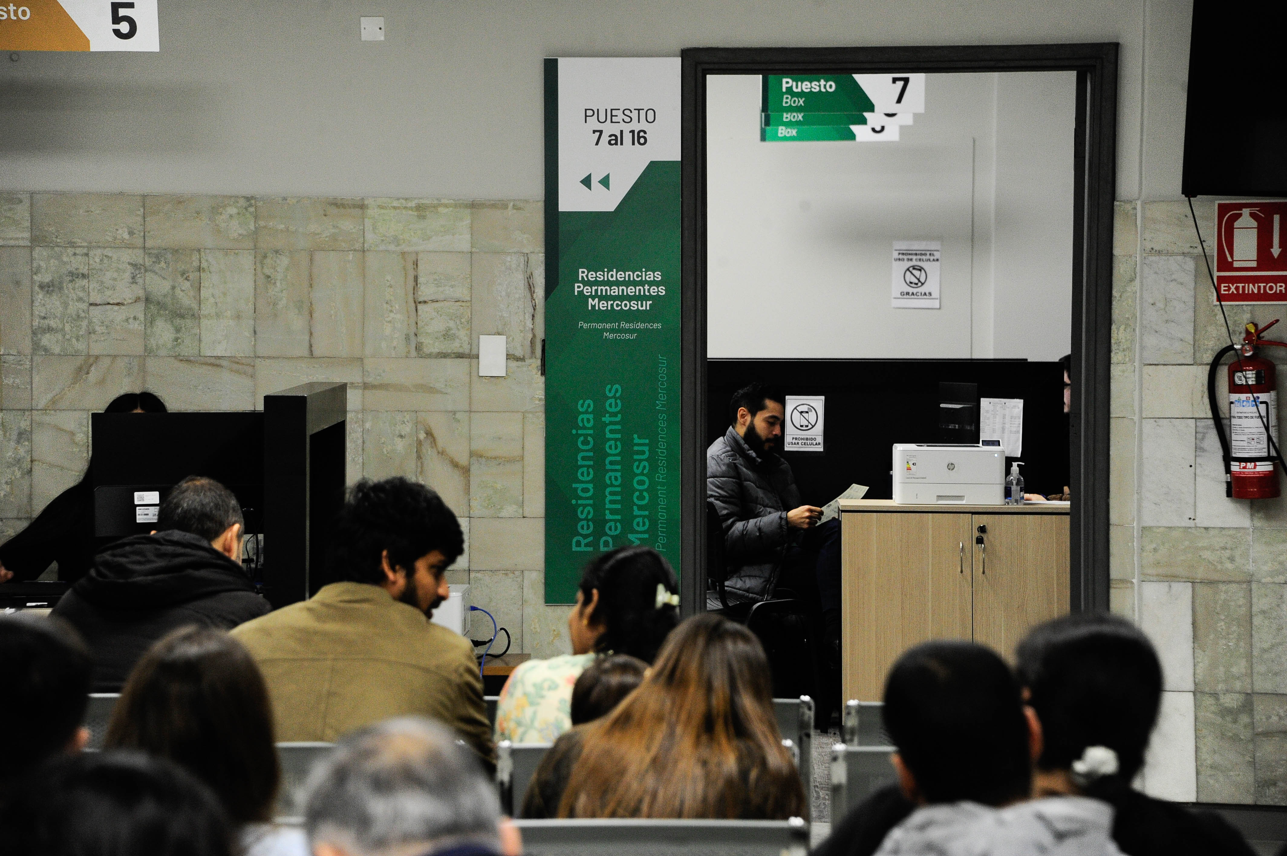 Inauguración del departamento de Residencias de la Dirección Nacional de Migración.