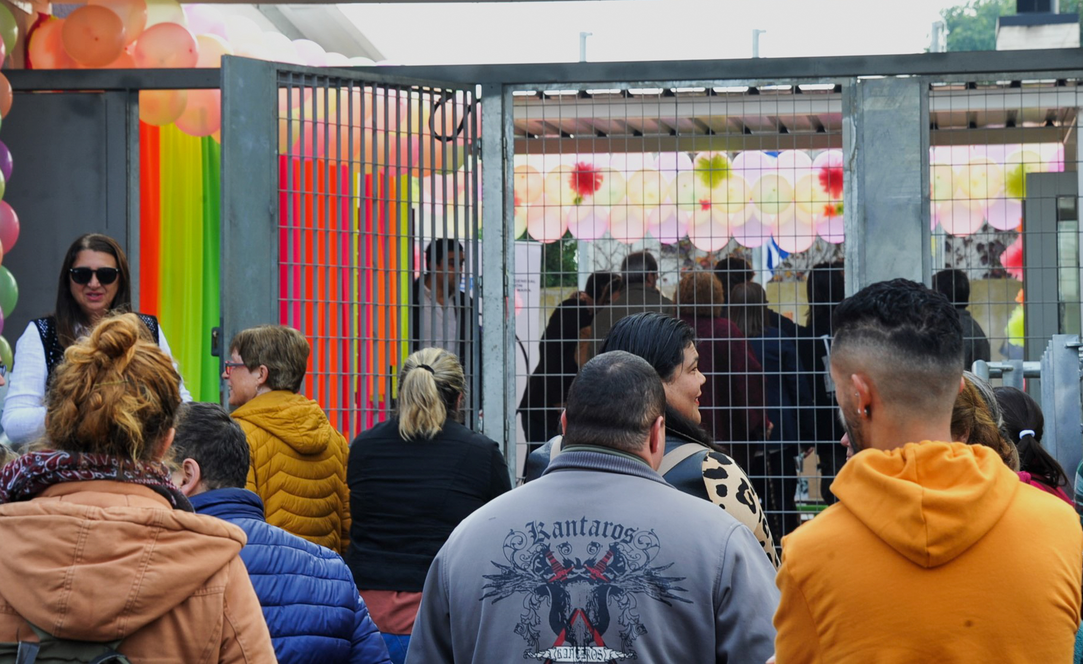 Inauguración de un jardín de infantes en Melo, Cerro Largo