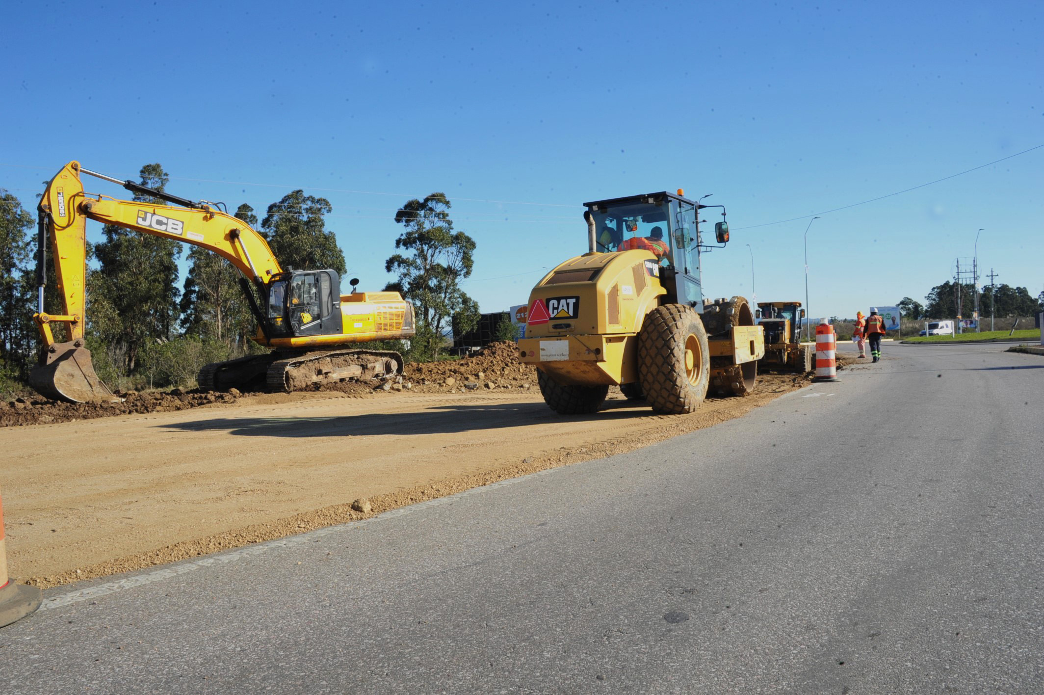 Obras de caminería del MTOP en el departamento de Rocha