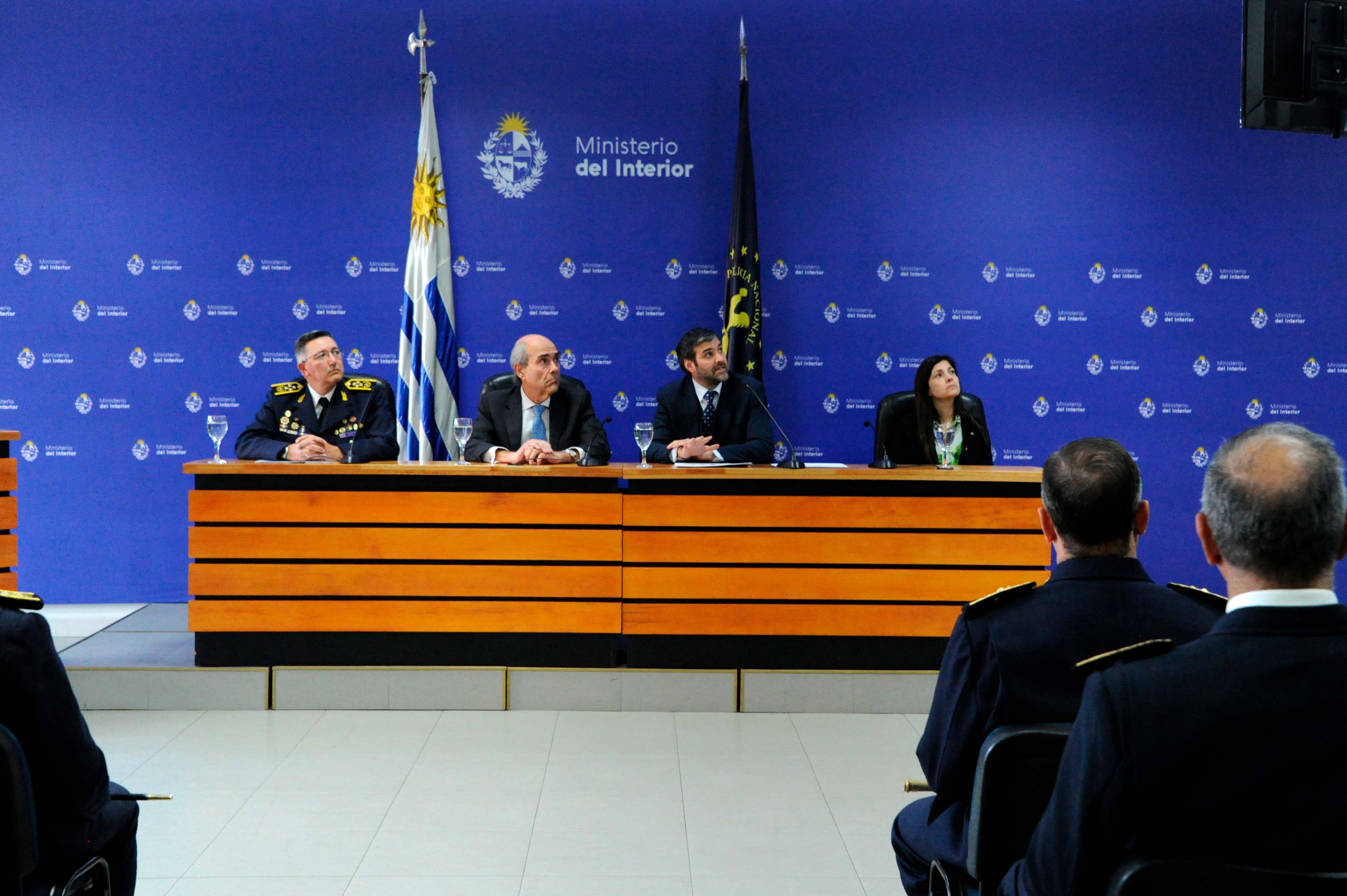Conferencia sobre presentación del Ministerio del Interior