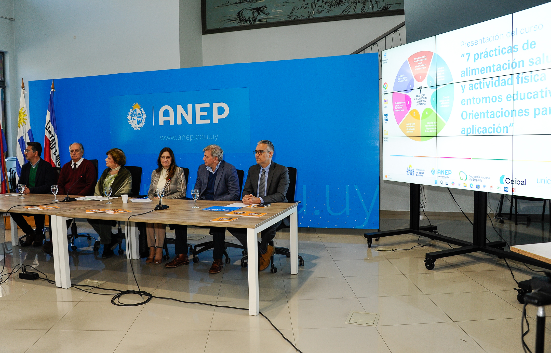 Presentación de curso alimentación saludable y actividad física en entornos educativos
