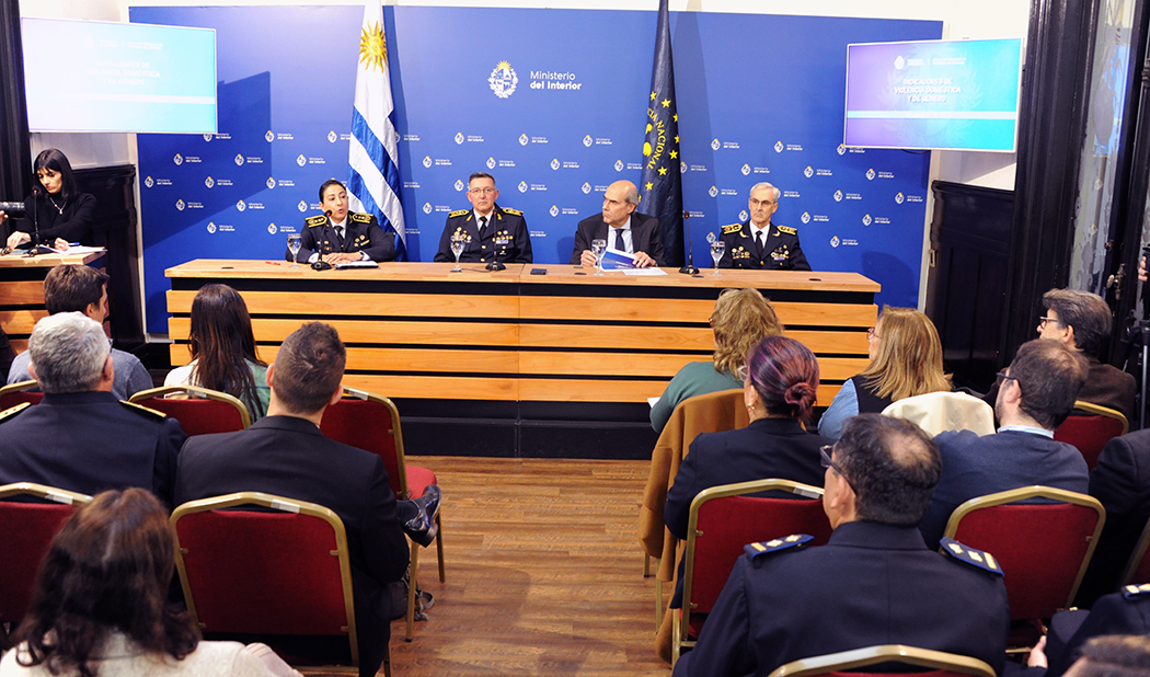 Presentación de datos del Ministerio del Interior sobre violencia doméstica y de género