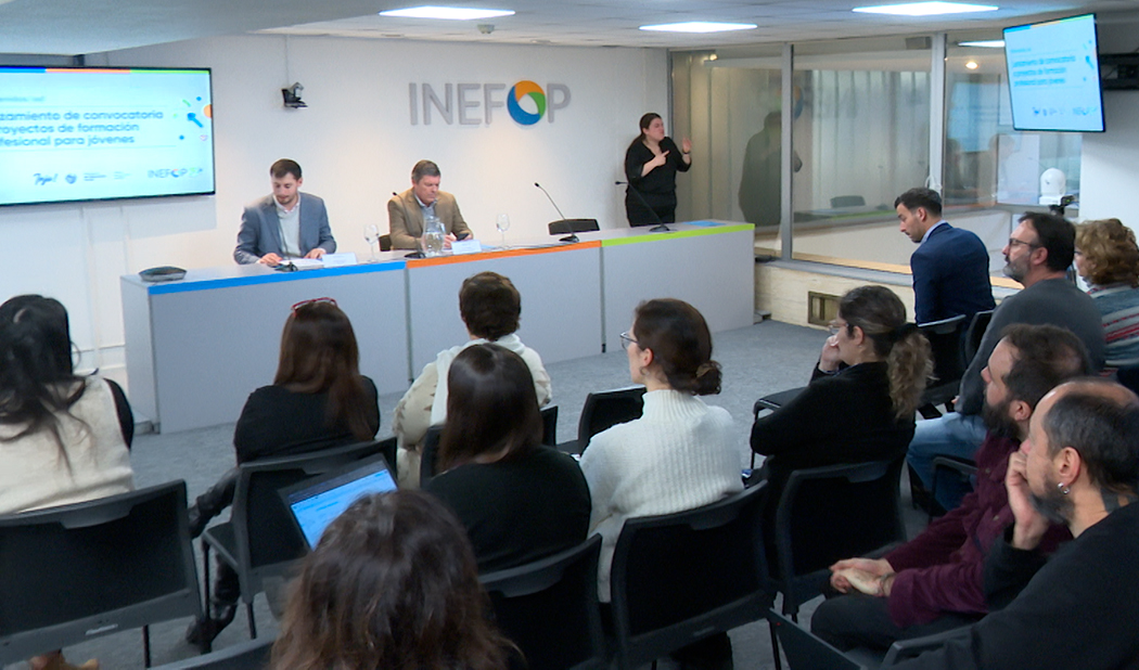 Lanzamiento de proyecto conjunto entre Inefop y el INJU