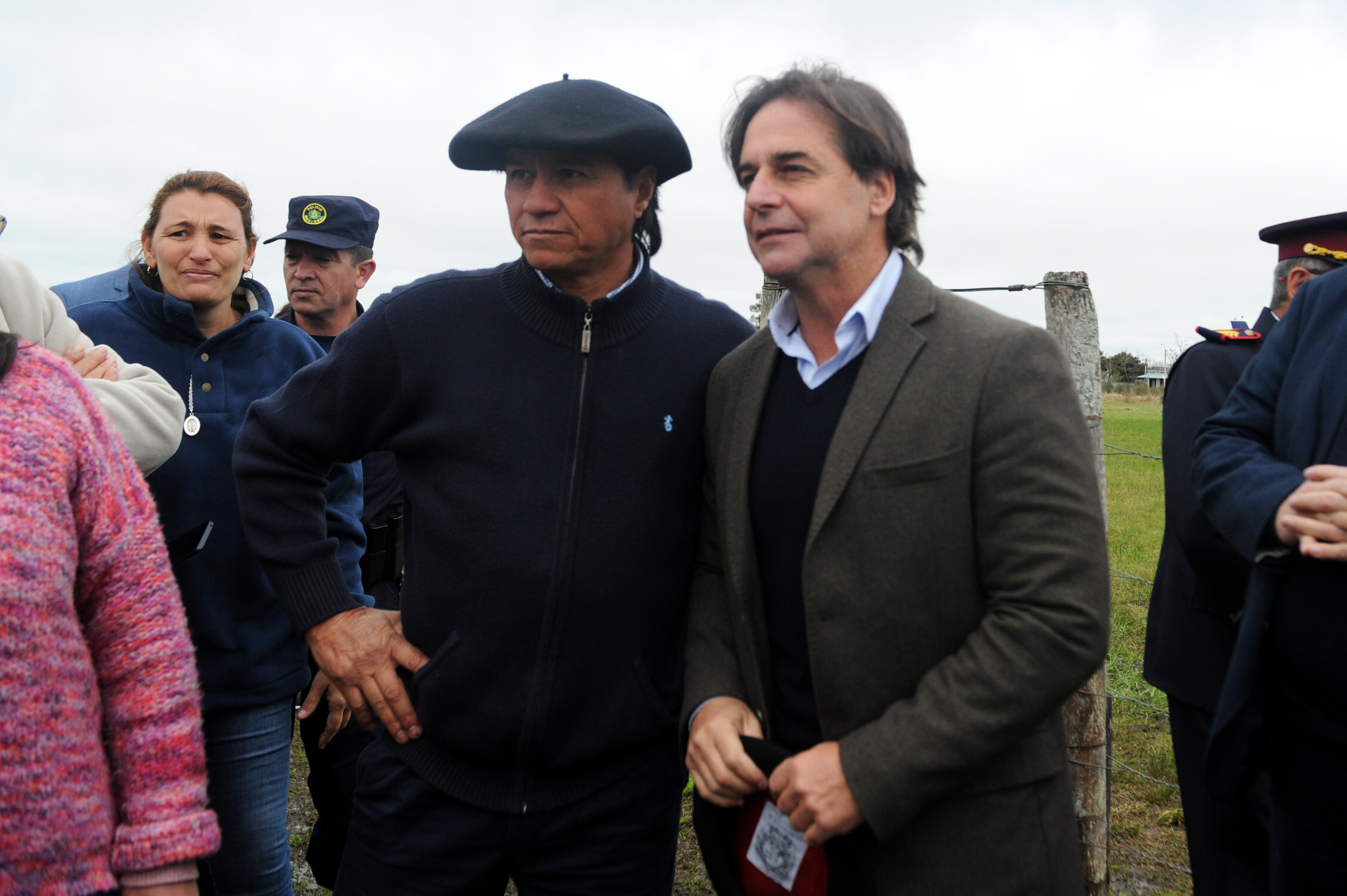 Presidente Lacalle Pou en inauguración de liceo en Achar, Tacuarembó