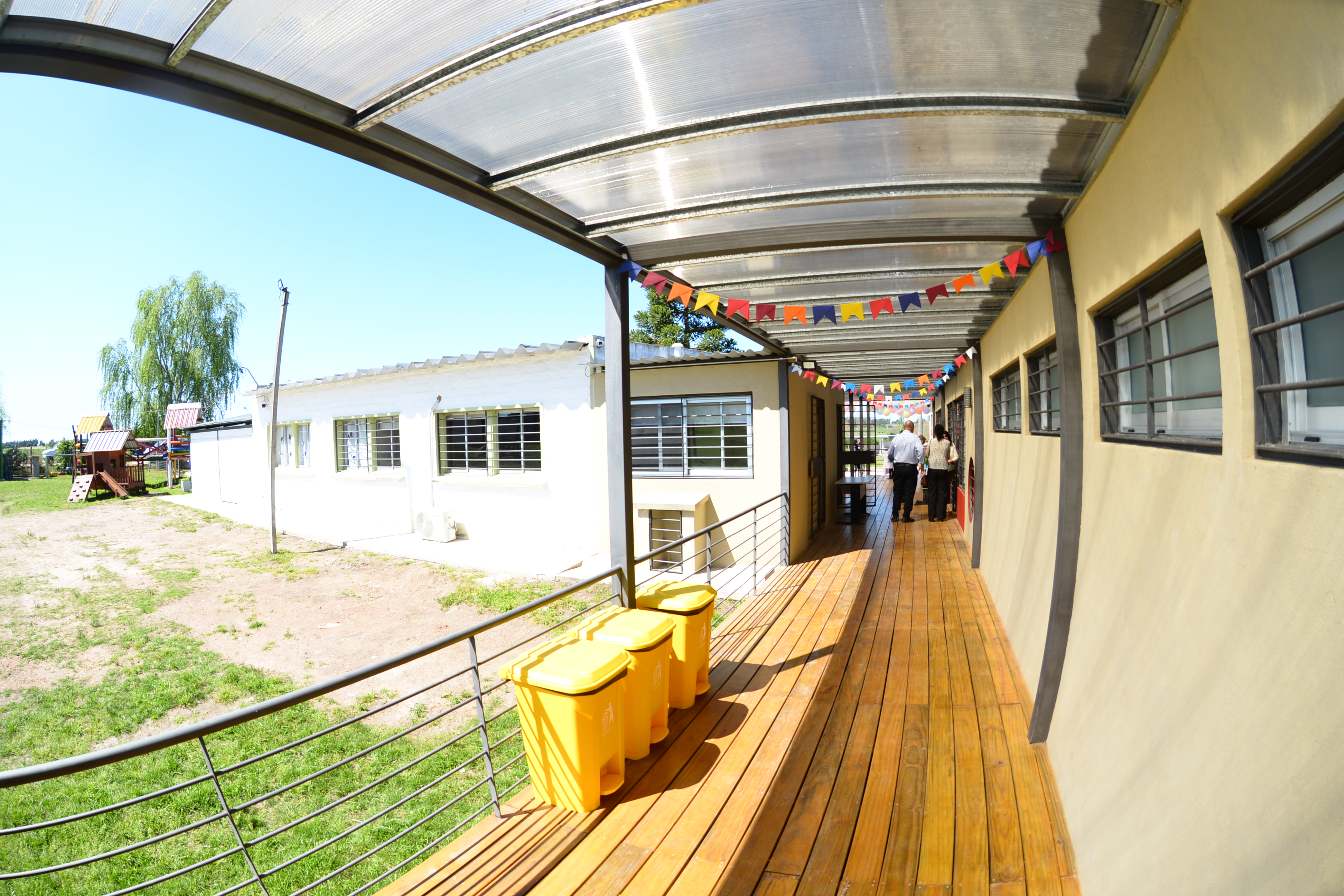 Inauguración de CAIF en San Antonio, Canelones