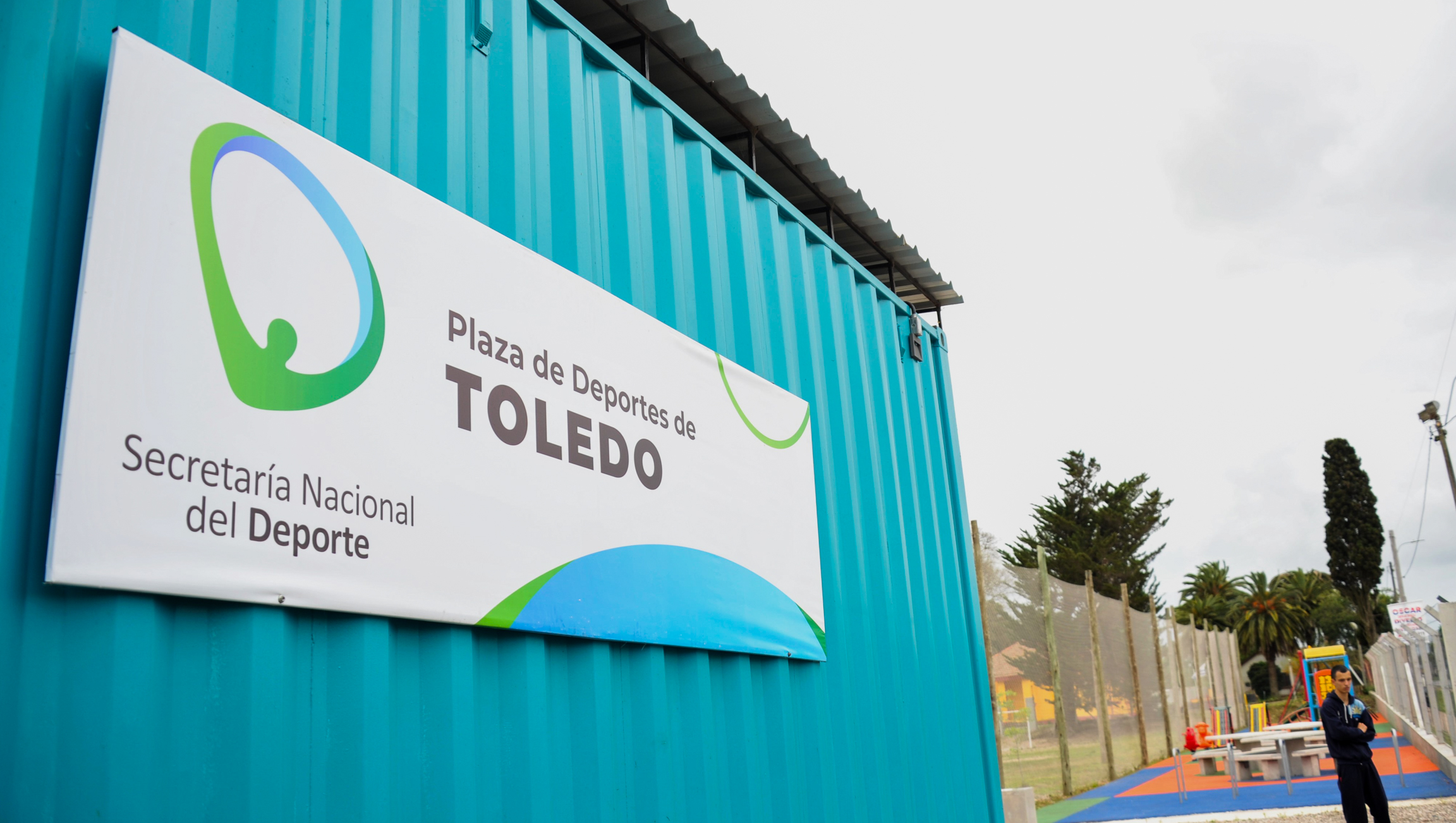 Presidente Lacalle Pou en inauguración de plaza de deportes en Toledo