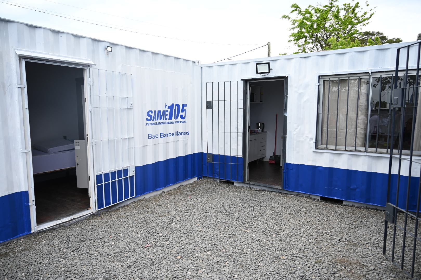 Inauguración de dos bases del SAME 105 en Canelones