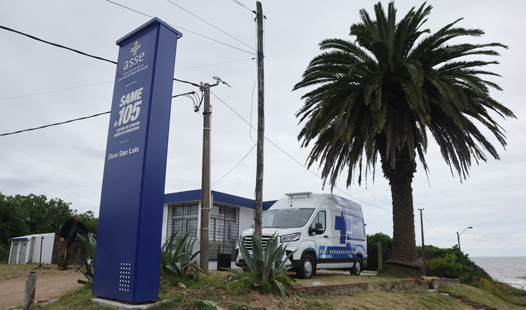 ASSE inasuguró la base número 14 del SAME 105 en el departamento de Canelones, en San Luis.